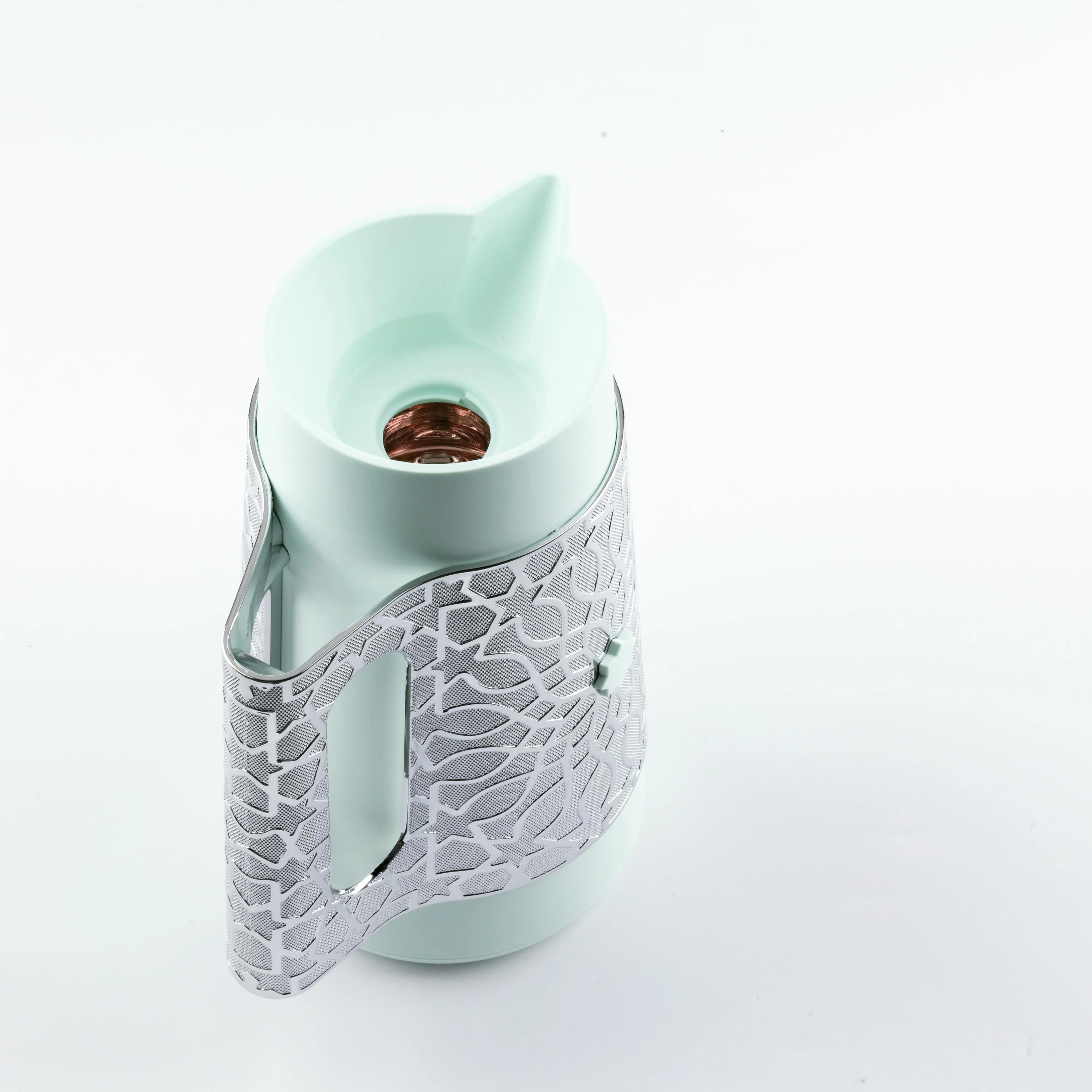 Asala - Vacuum Flask / Thermos - Teal & Silver - Image 8