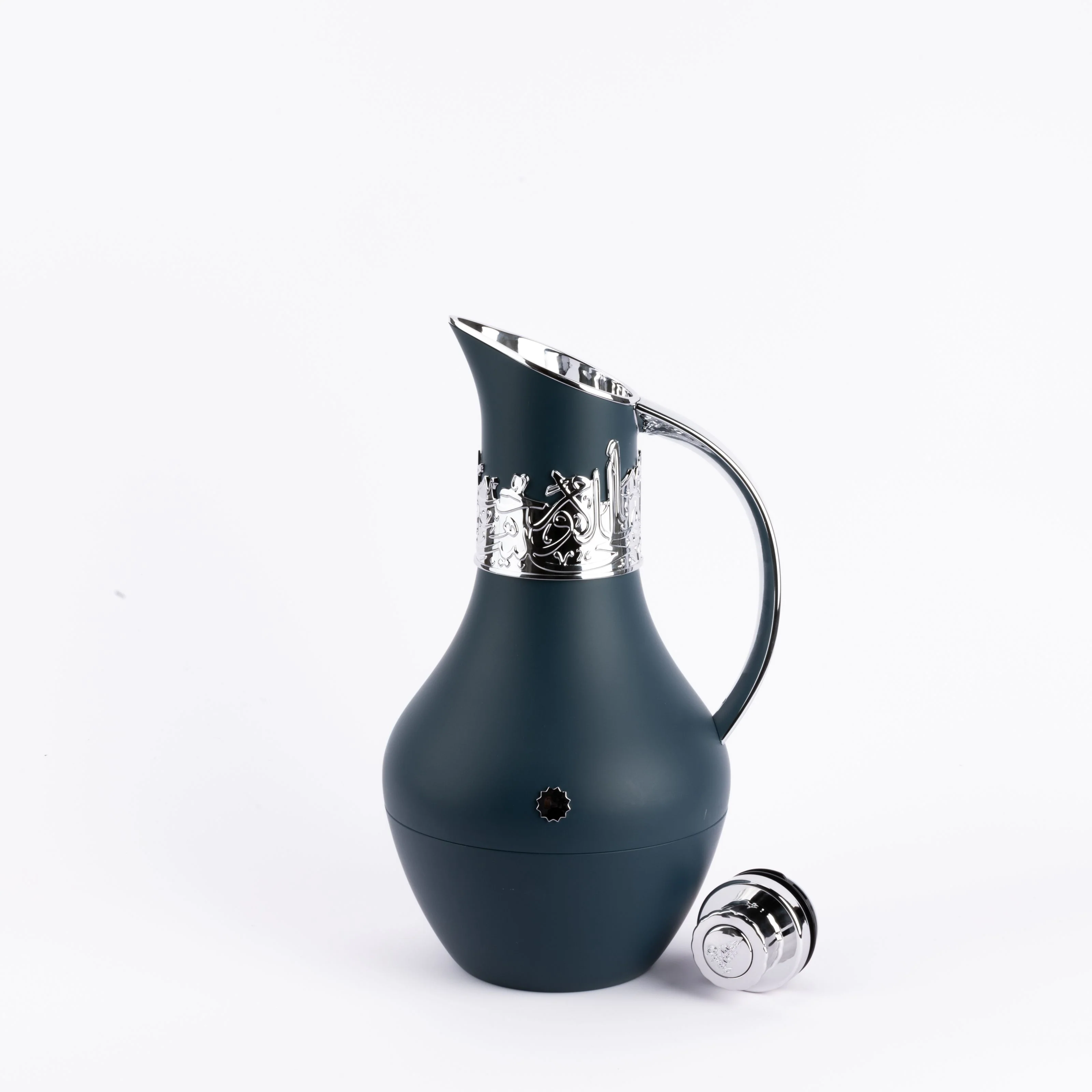Atheer - Vacuum Flask / Thermos - Dark Blue & Silver - Image 6