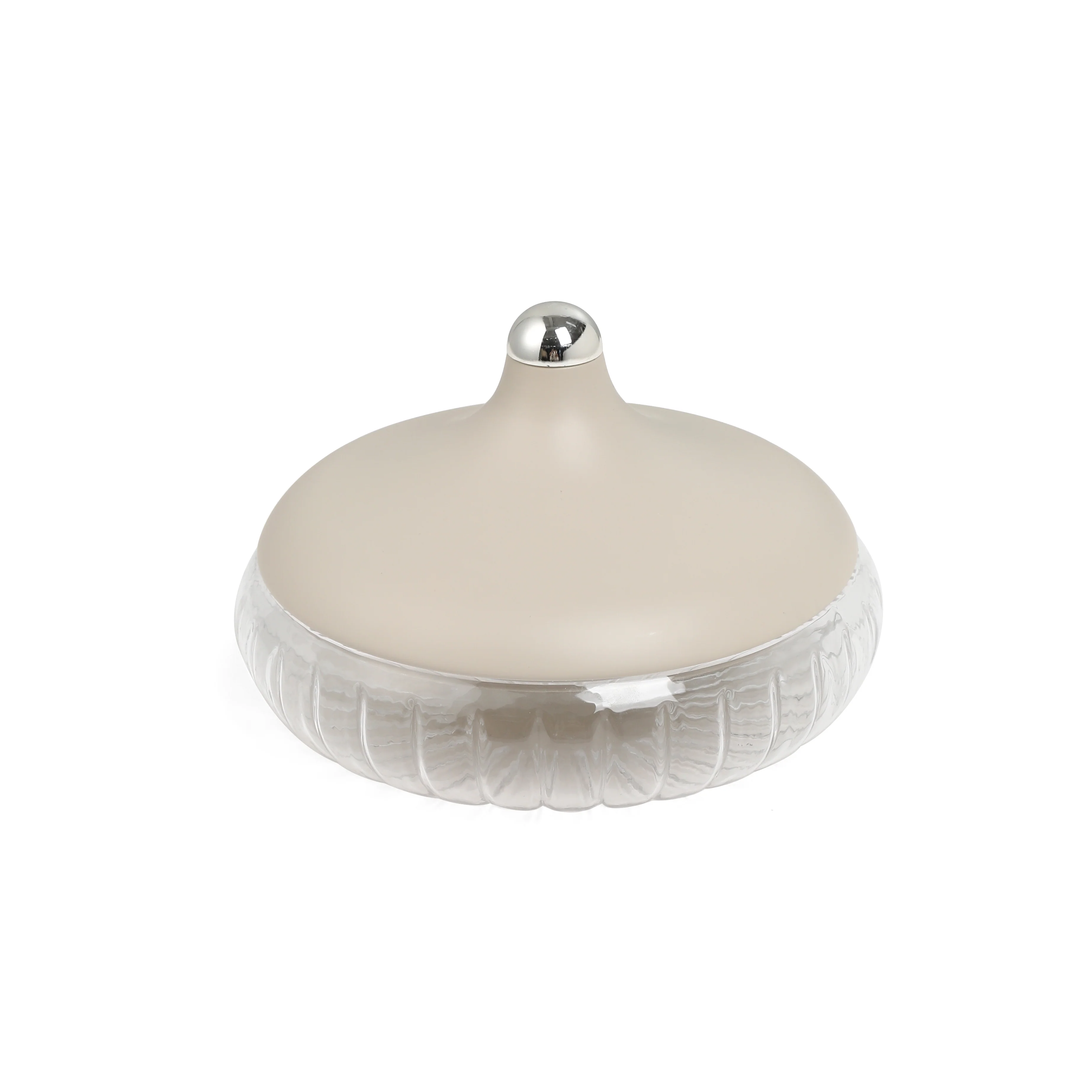 Jiwar - Large Engraved Date & Dessert Centerpiece - Beige & Silver - Image 5
