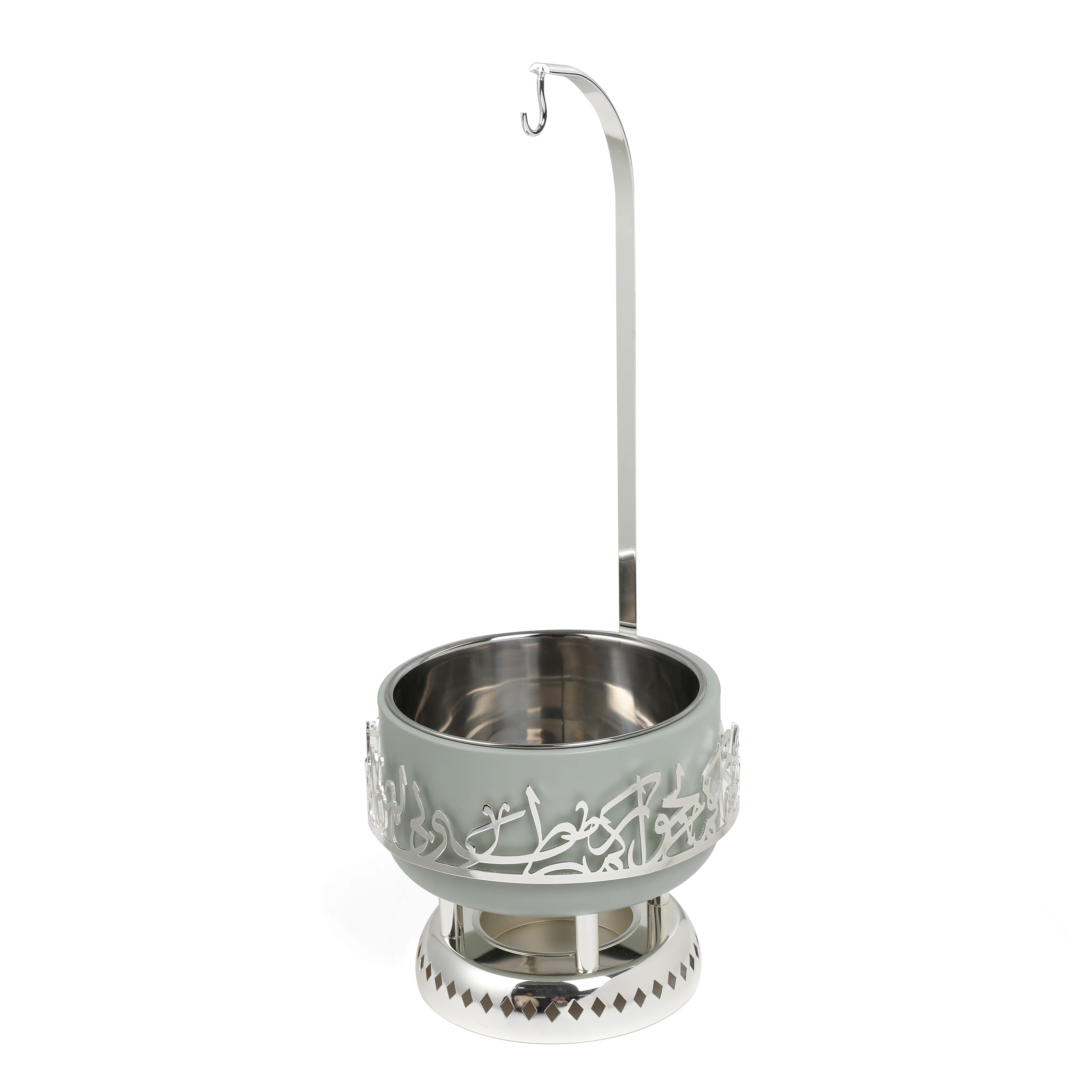 Jiwar - 2.5 Liters Chafer - Mint Green & Silver - Image 4