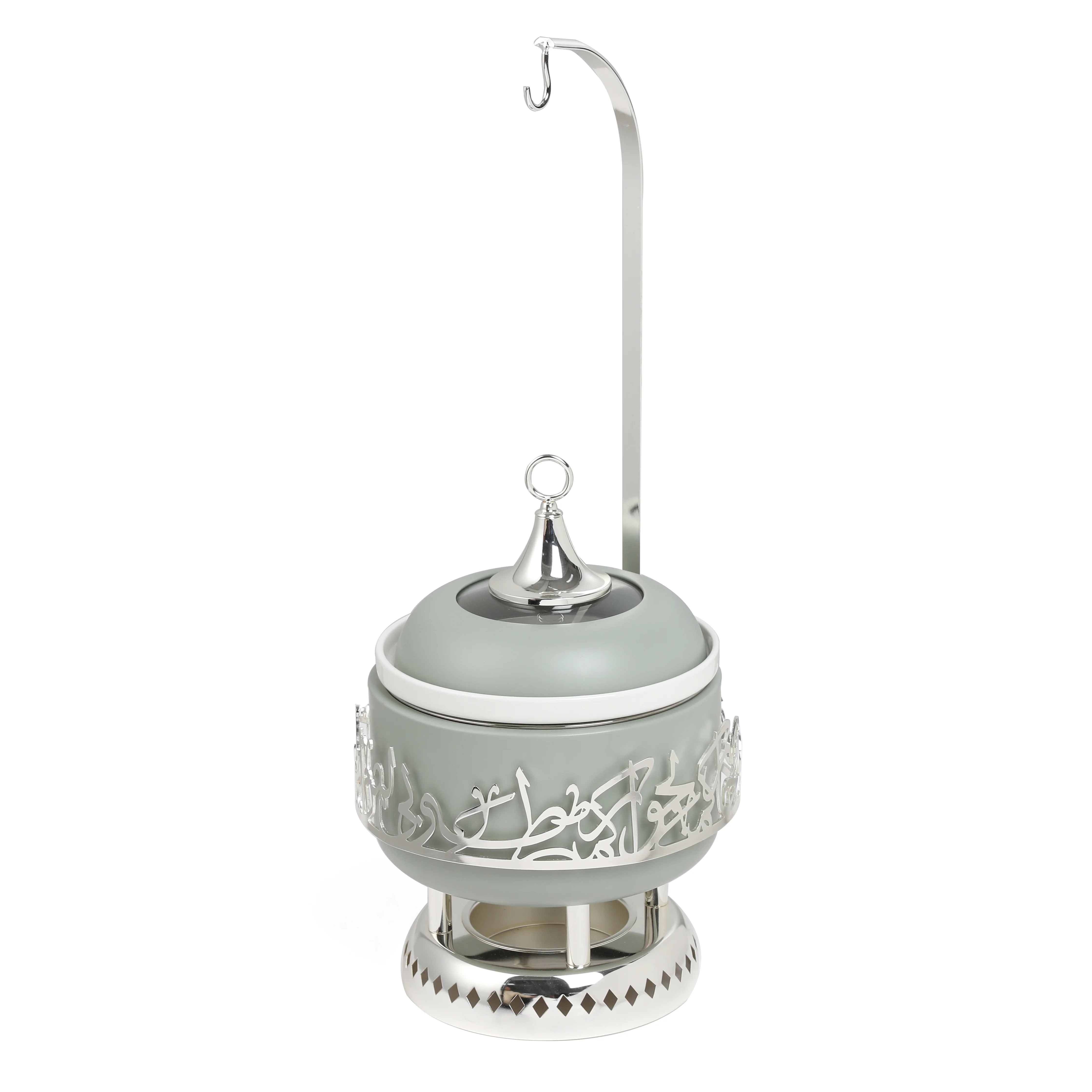 Jiwar - 2.5 Liters Chafer - Mint Green & Silver - Image 6