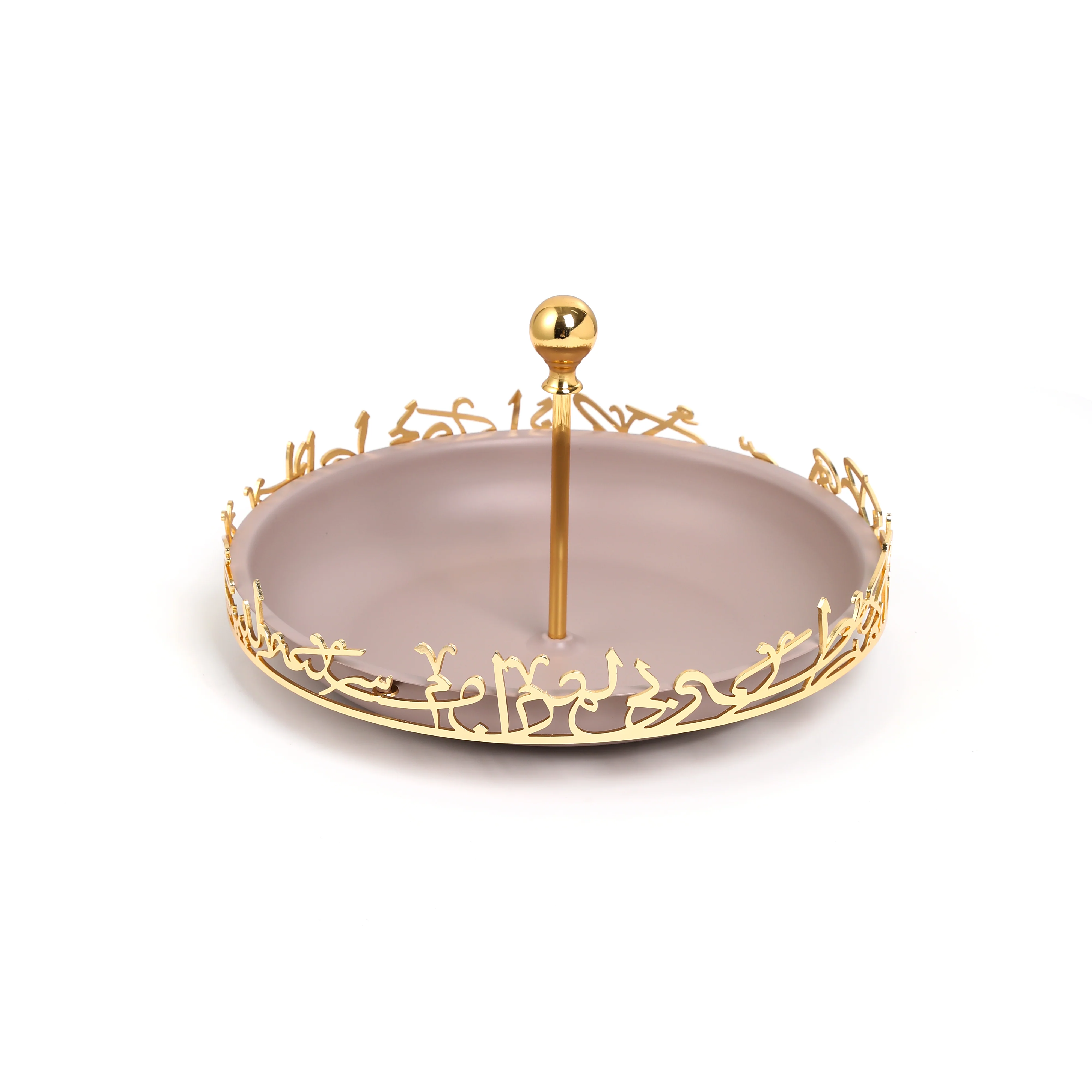Jiwar - Large Serving Stand - Lavender & Gold - Image 5