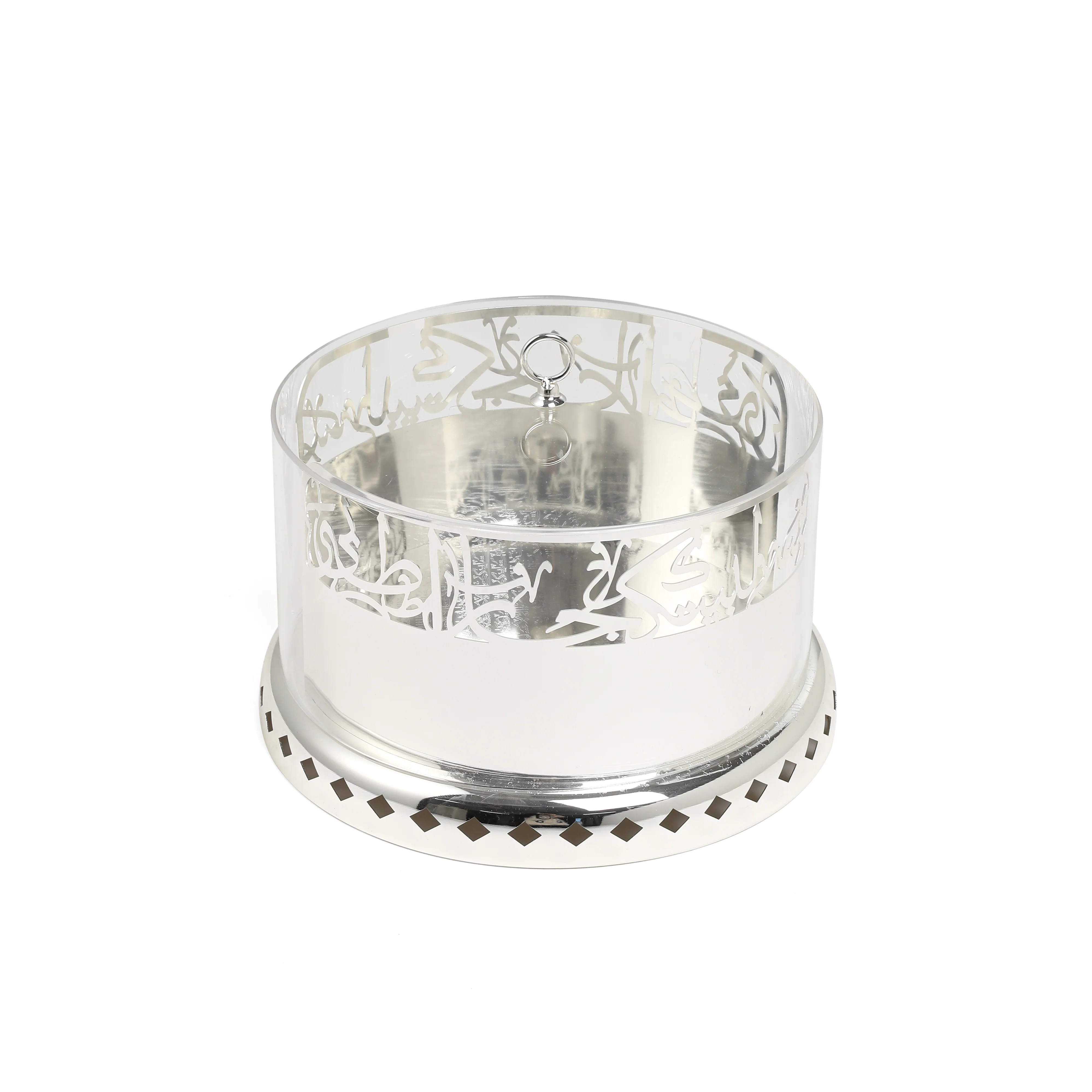 Jiwar - Large Sleek Plate Stand - Silver - Image 4