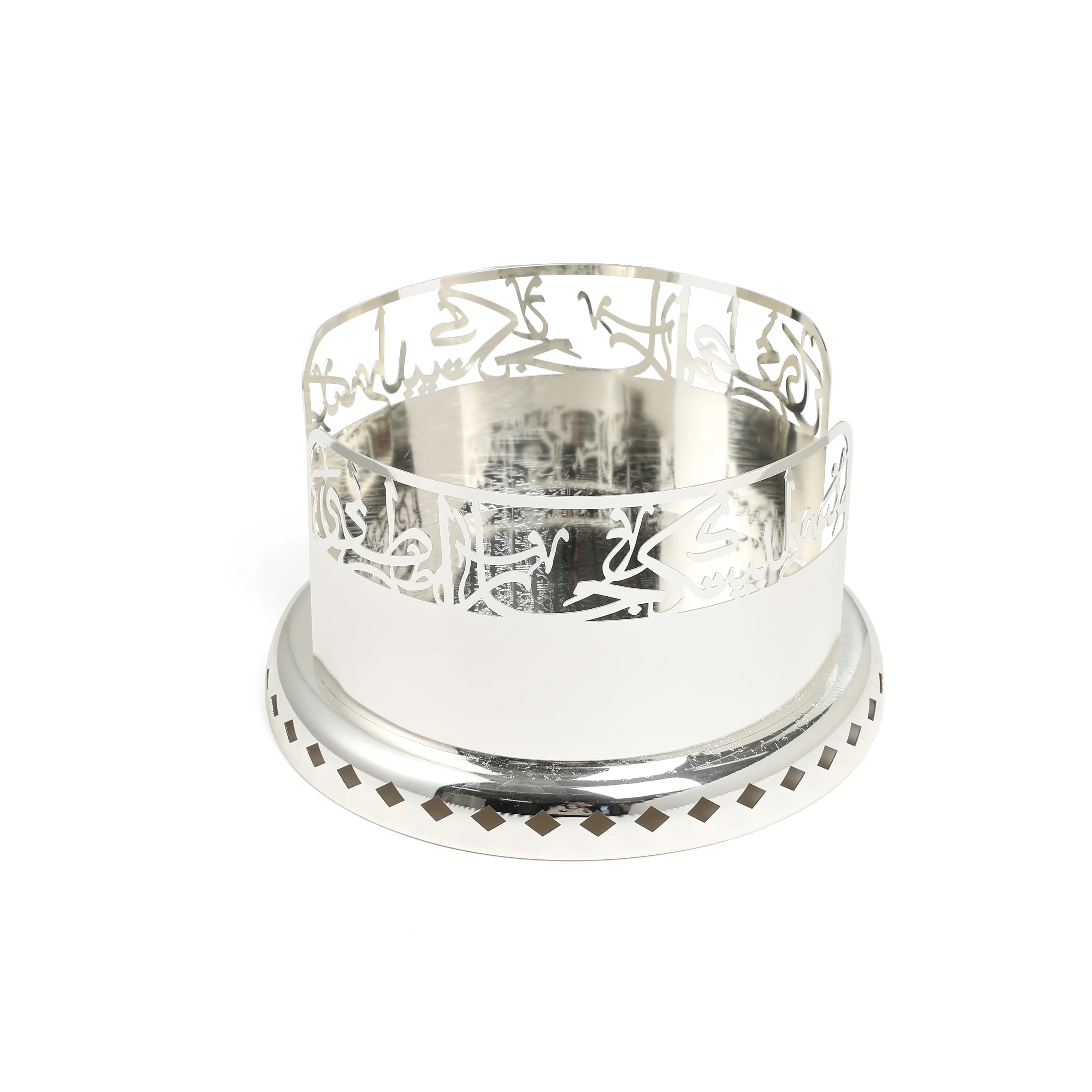 Jiwar - Large Sleek Plate Stand - Silver - Image 6