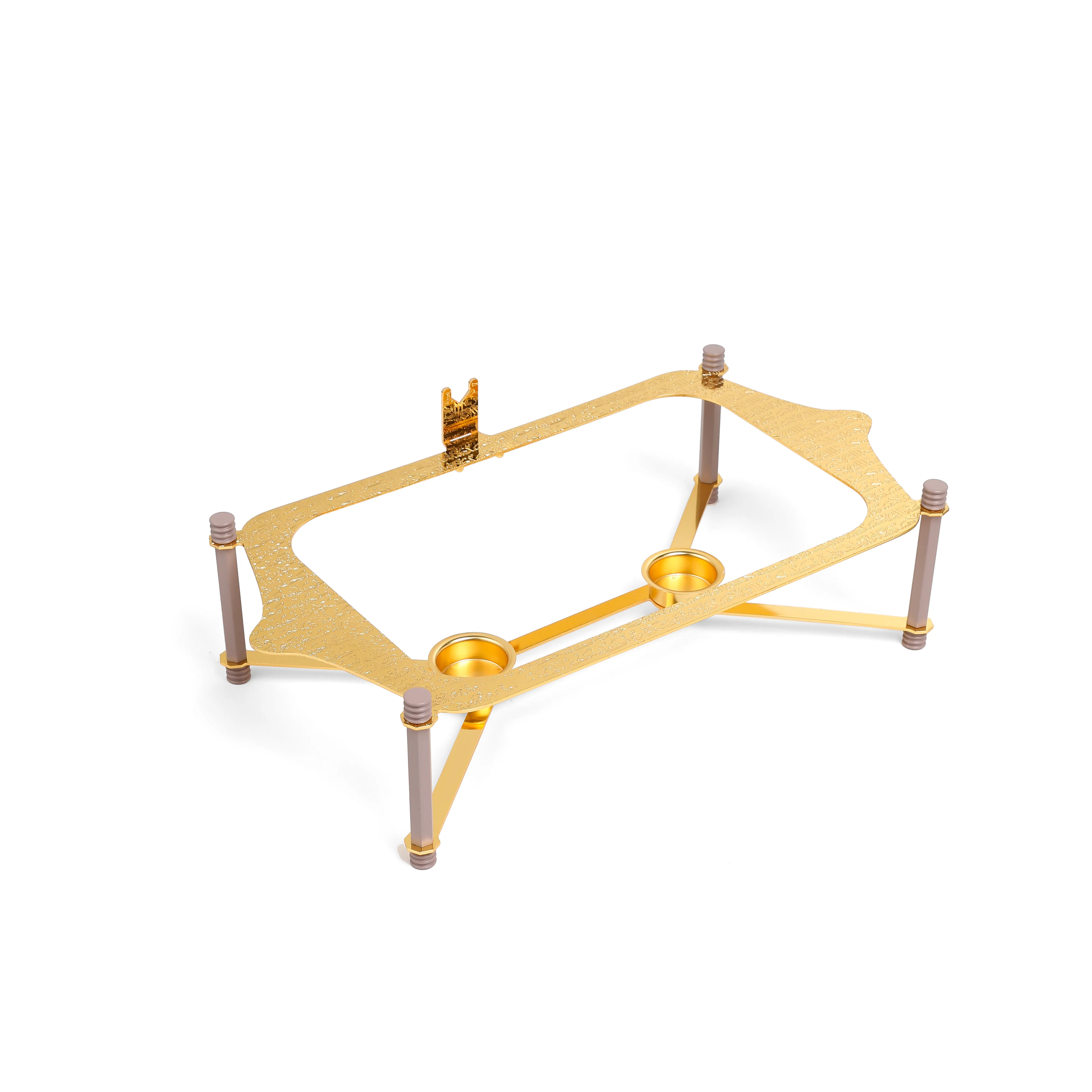 Jiwar - Medium Twin Candle Pyrex Chafer- Lavender & Gold - Image 7