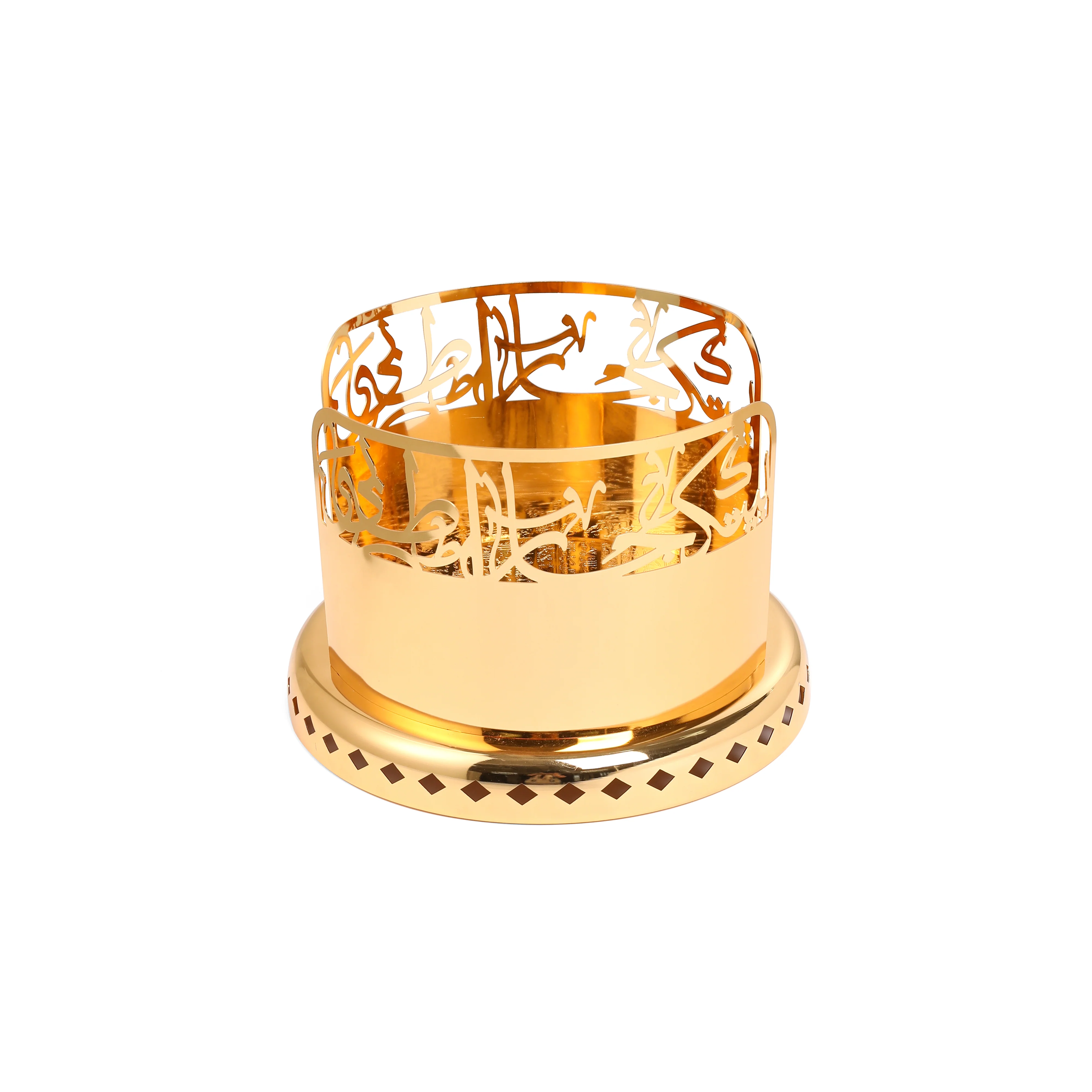 Jiwar - Small Sleek Plate Stand - Gold - Image 7