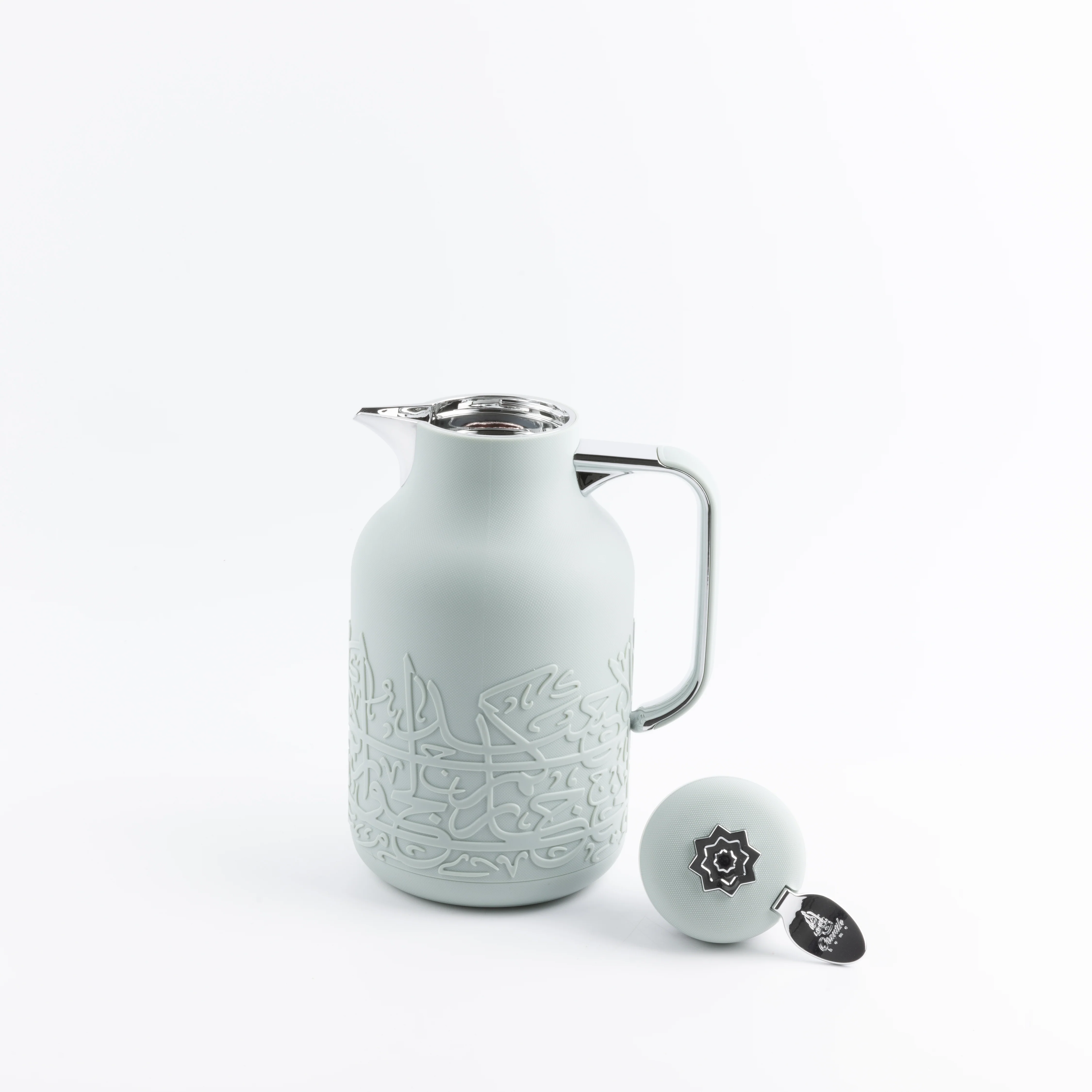 Jiwar - Vacuum Flask / Thermos - Mint Green & Silver - Image 7