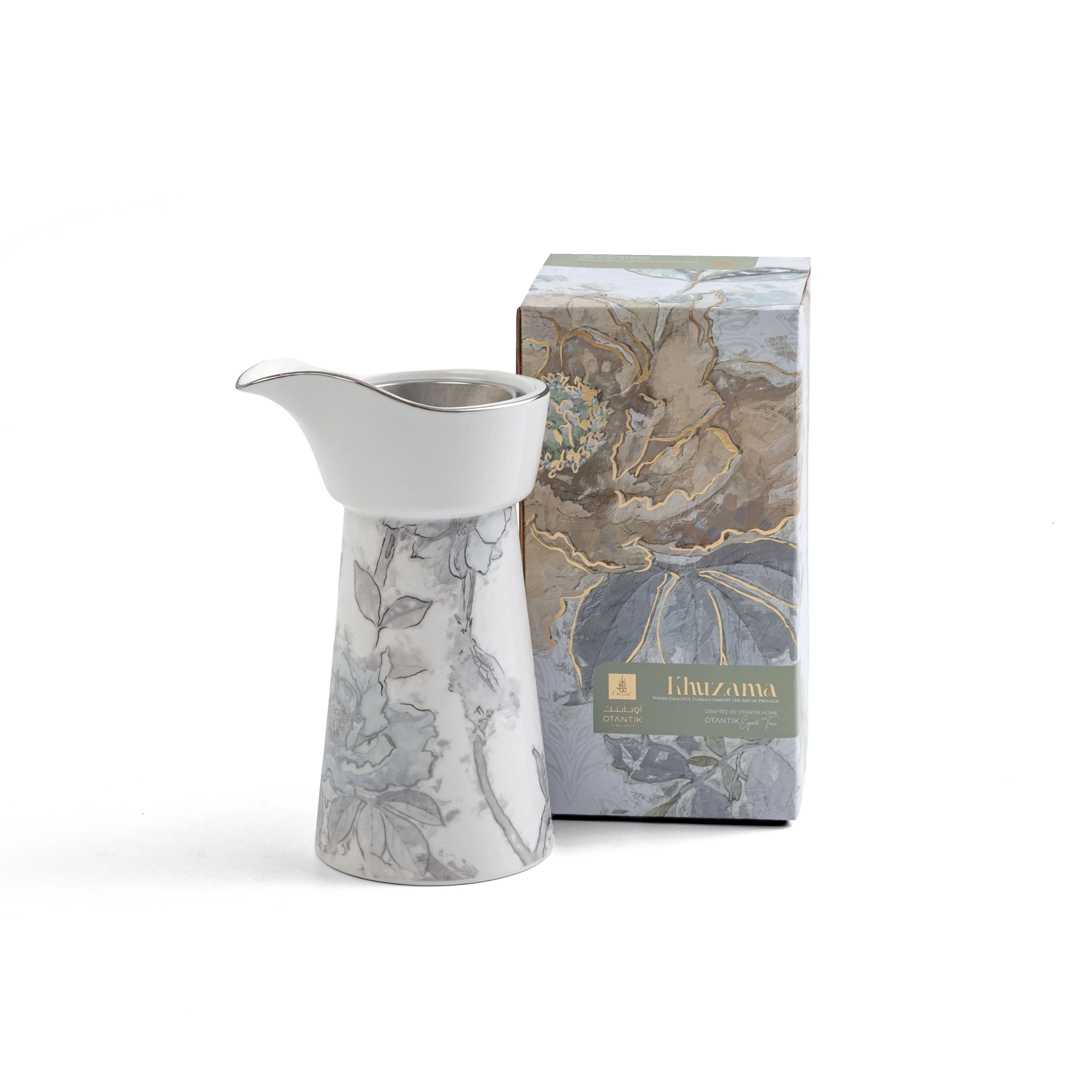 Khuzama - Incense Burner - Grey & Silver - Image 3