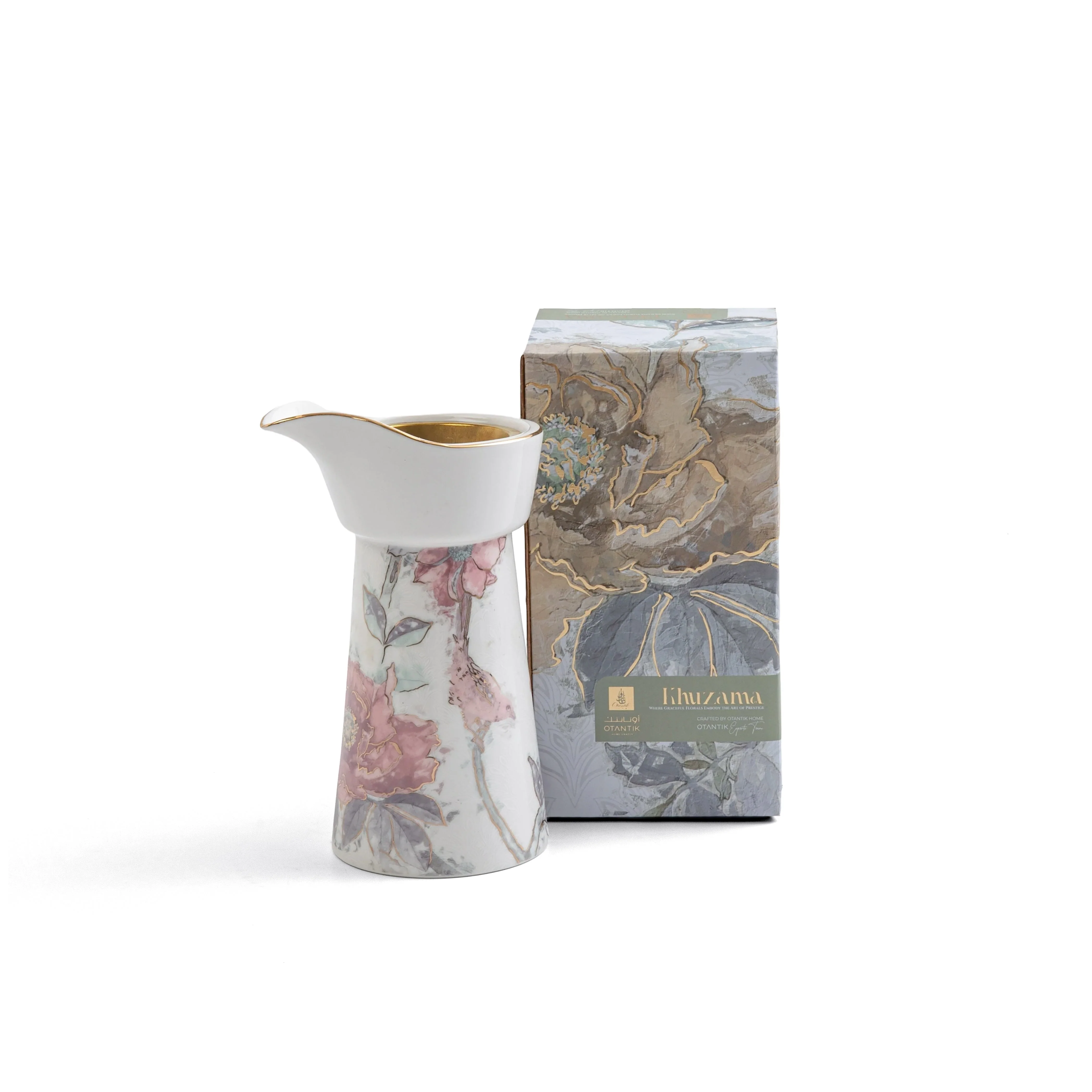 Khuzama - Incense Burner - Pink & Gold - Image 3