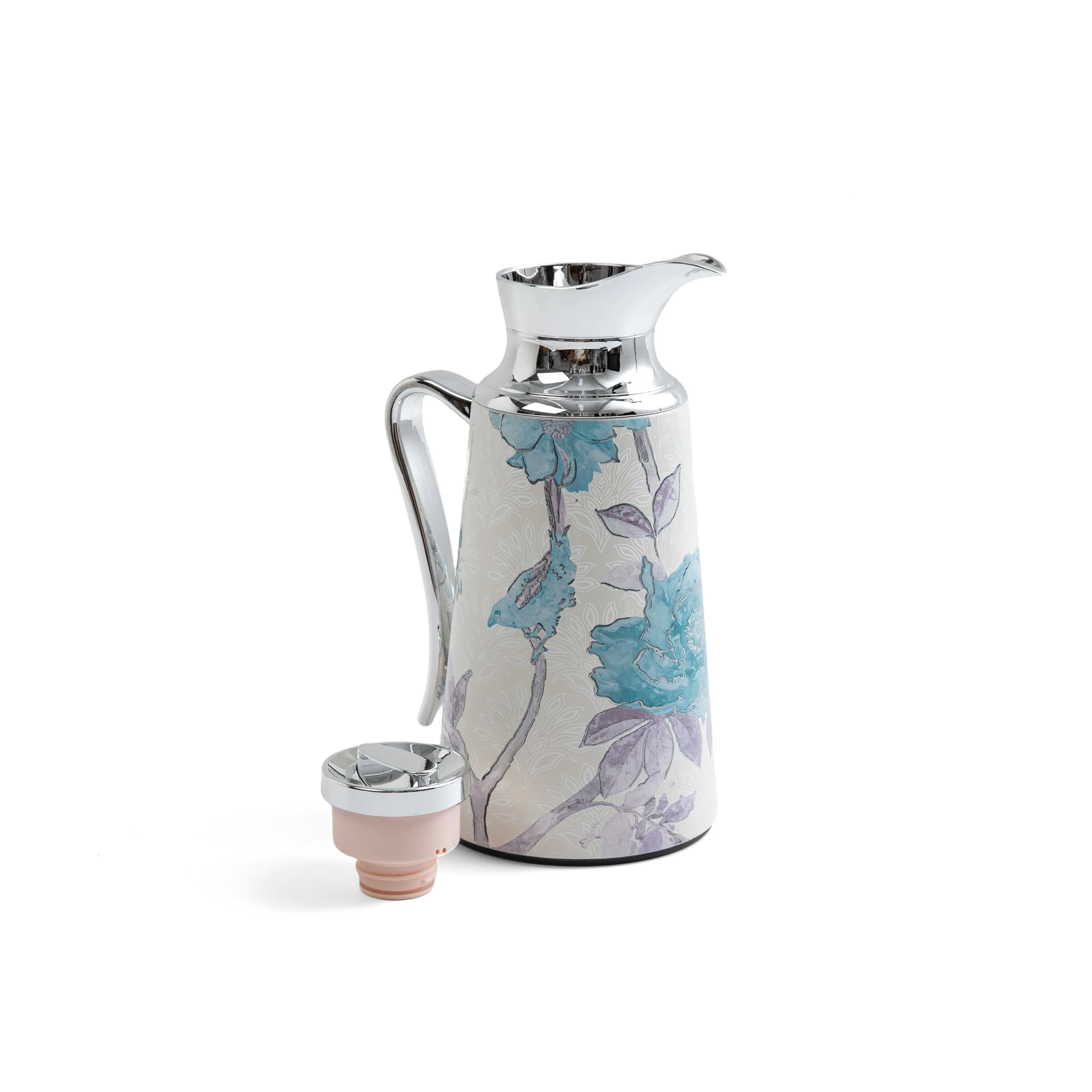 Khuzama - Vacuum Flask / Thermos - Blue & Silver - Image 6
