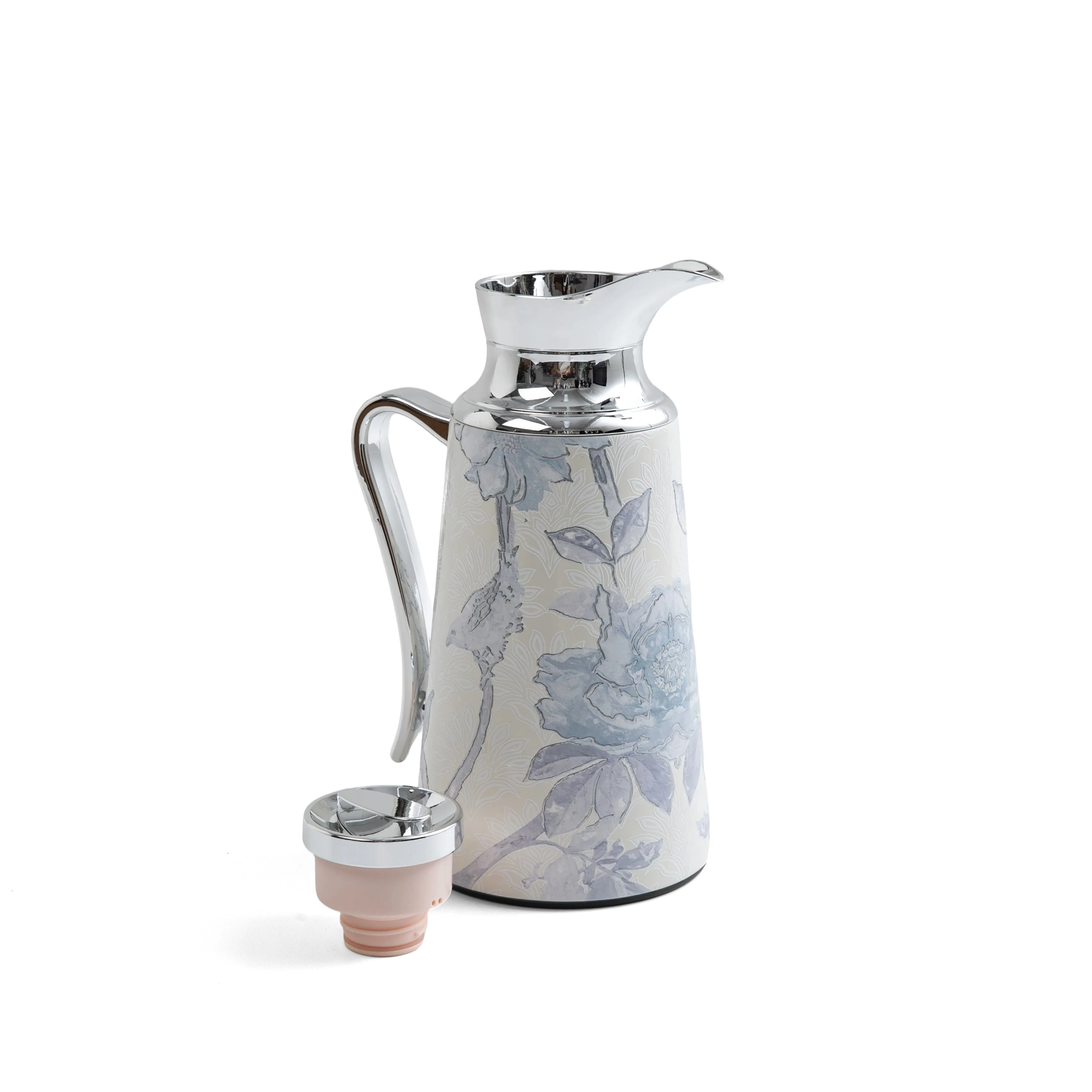 Khuzama - Vacuum Flask / Thermos - Grey & Silver - Image 6