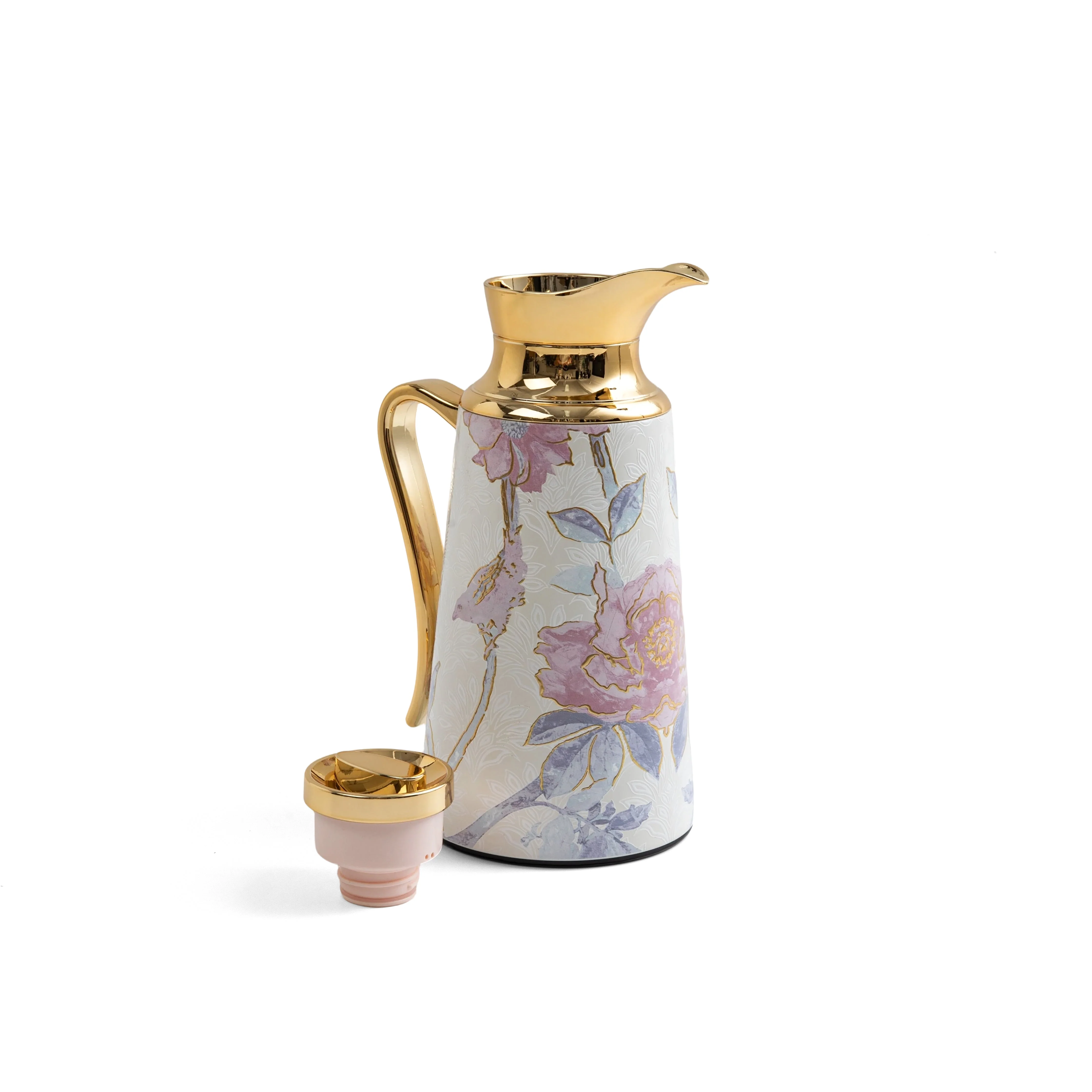 Khuzama - Vacuum Flask / Thermos - Pink & Gold - Image 6