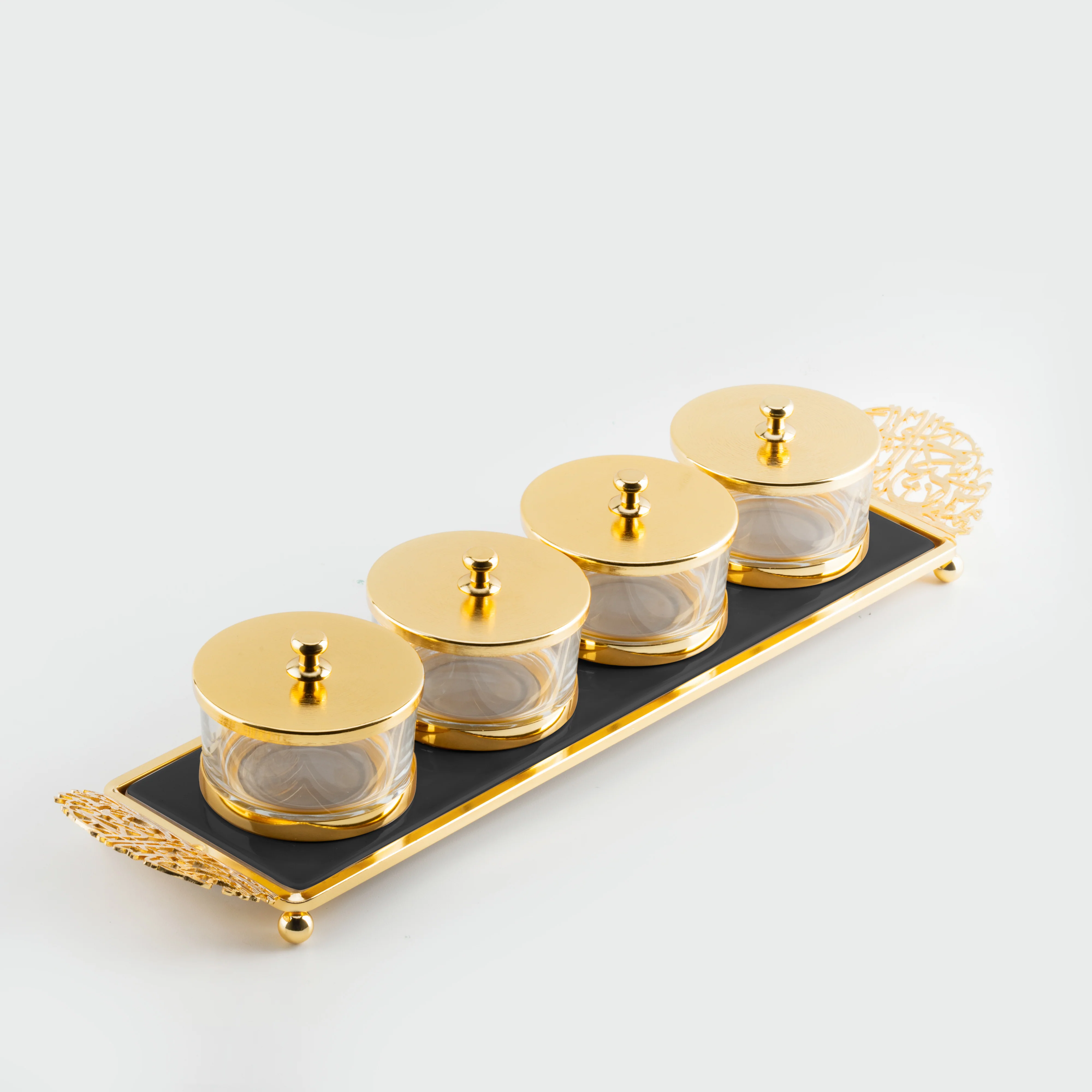 Limited Edition Signature Hosting Set - Black & Gold - Image 3