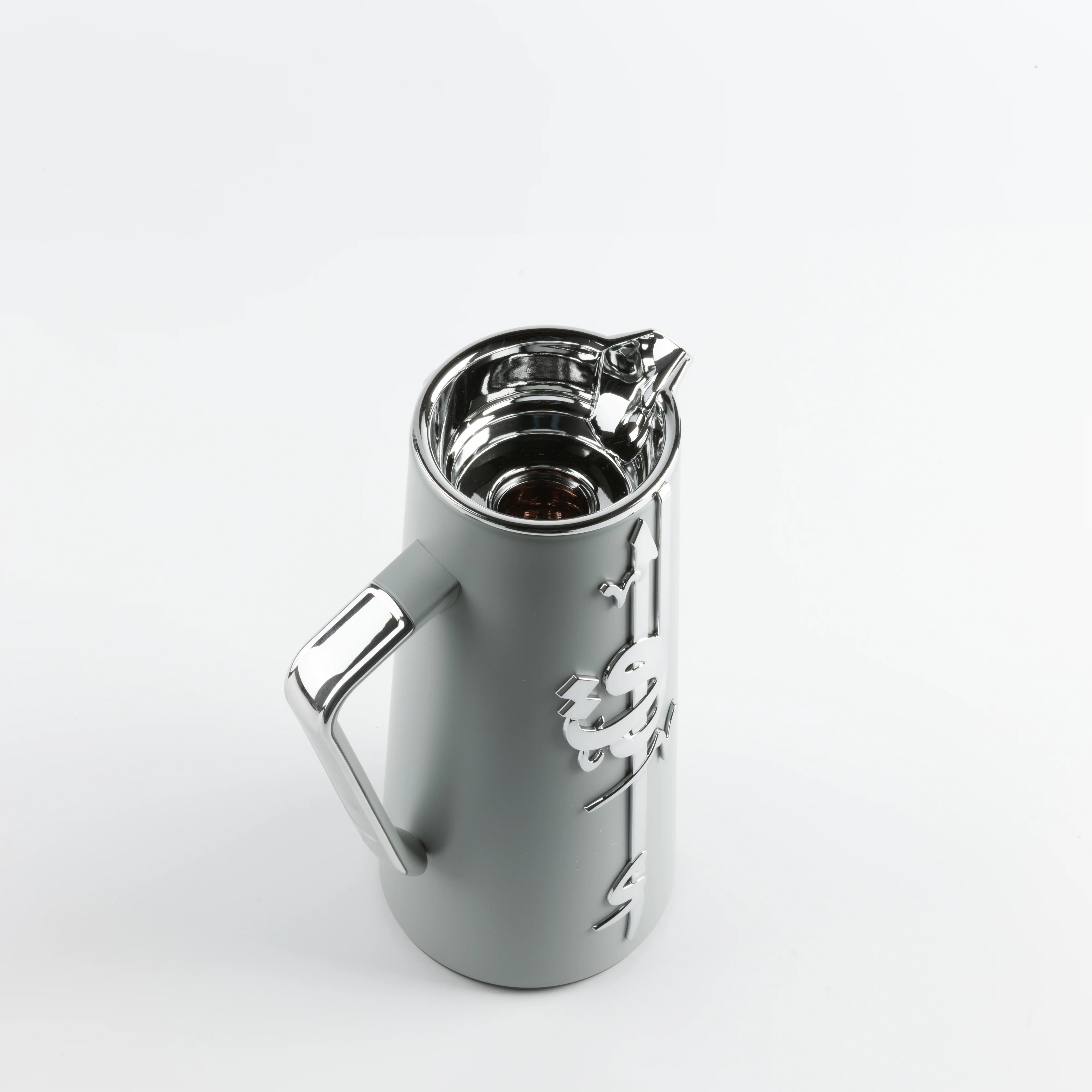 Liqa'a - Vacuum Flask / Thermos - Grey & Silver - Image 6