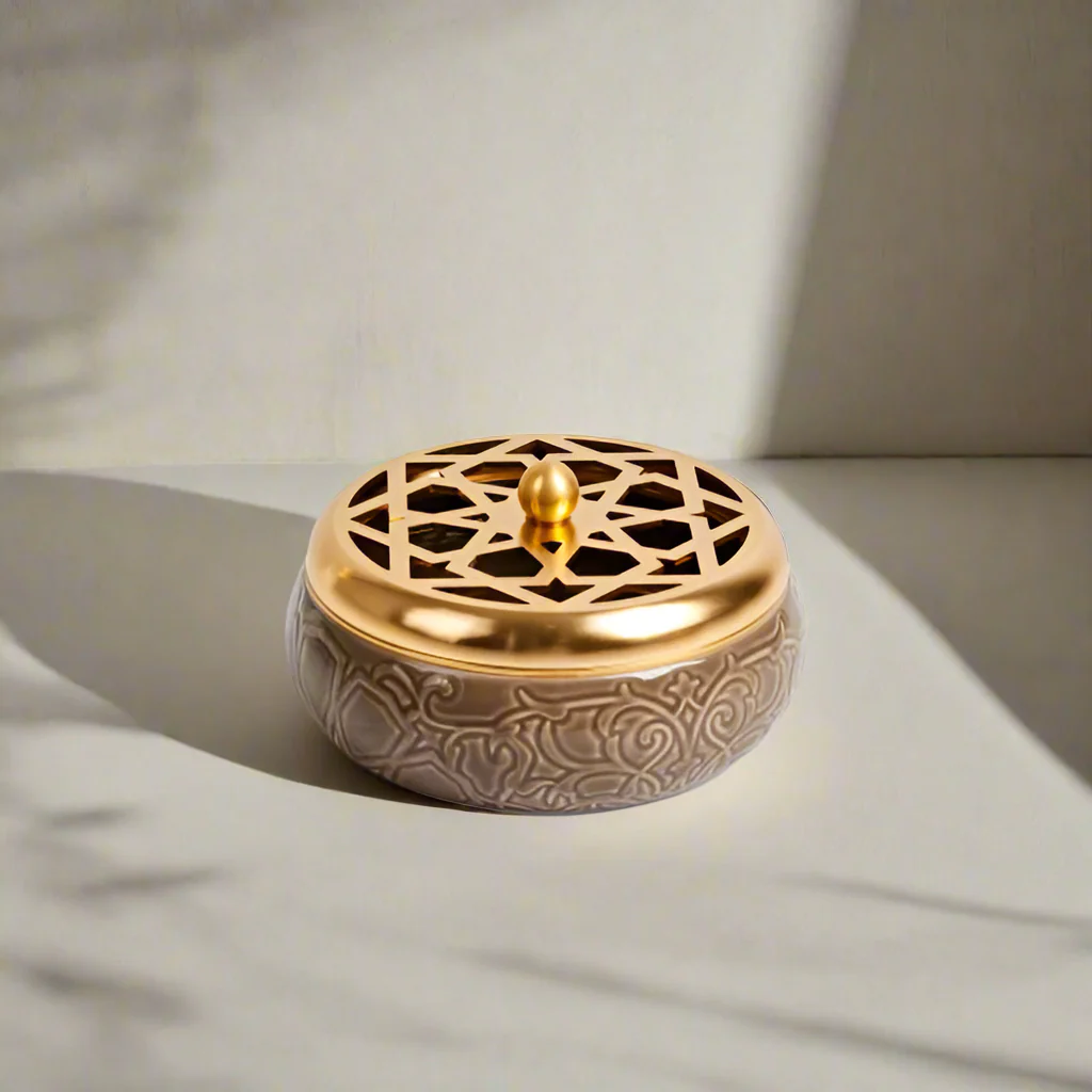 Luxury Majlis - Ashtray - Brown & Gold