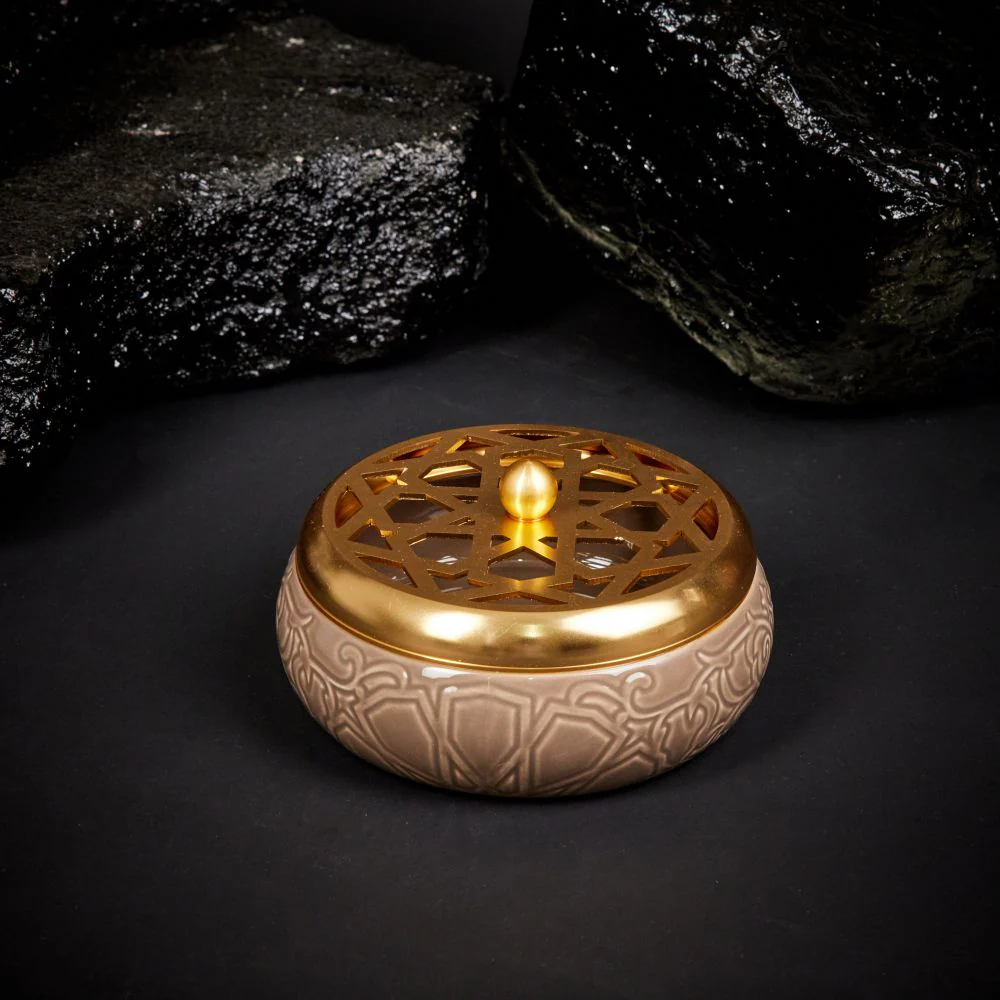 Luxury Majlis - Ashtray - Brown & Gold - Image 2
