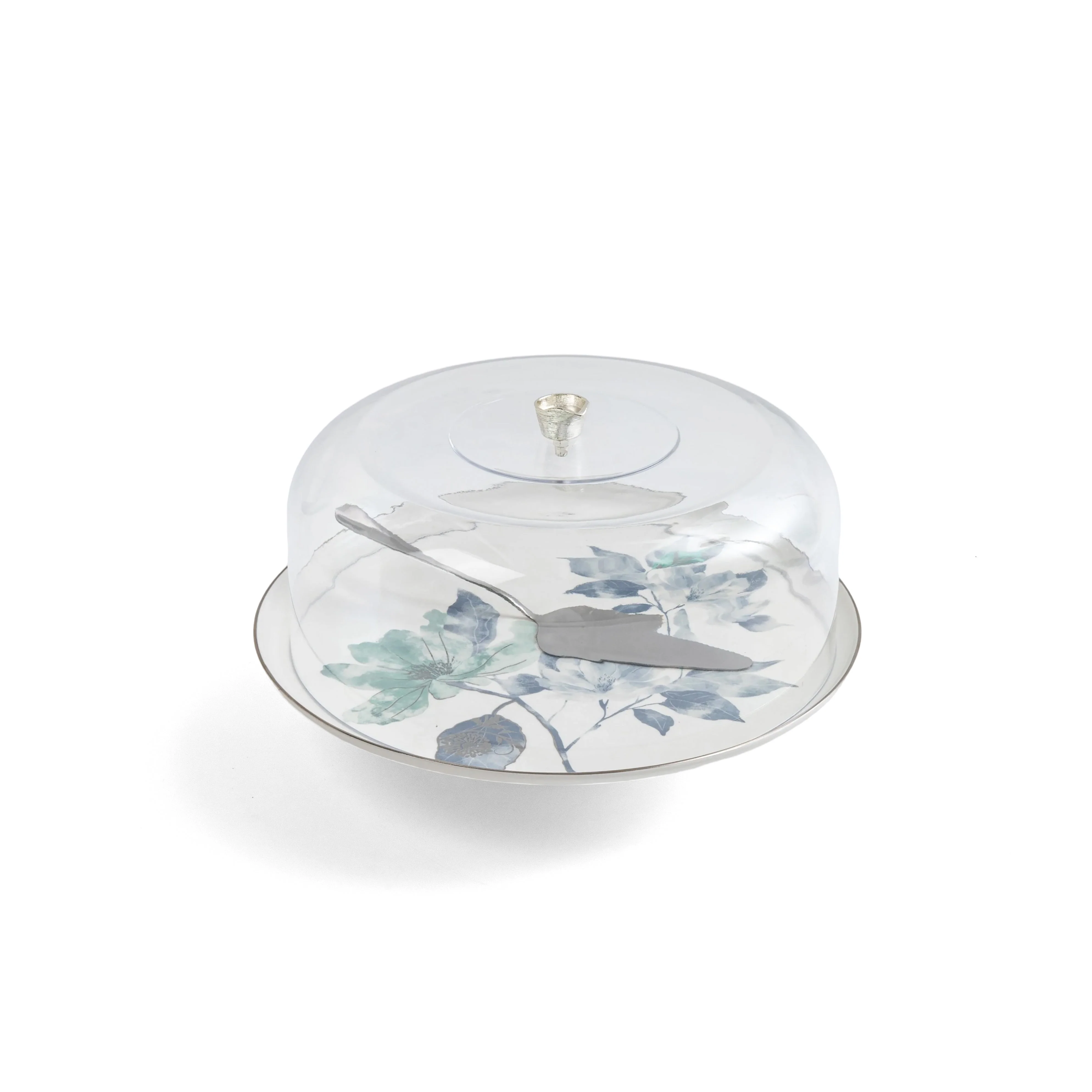 Marisella - Cake Set (9-Pc) - Blue & Silver - Image 2