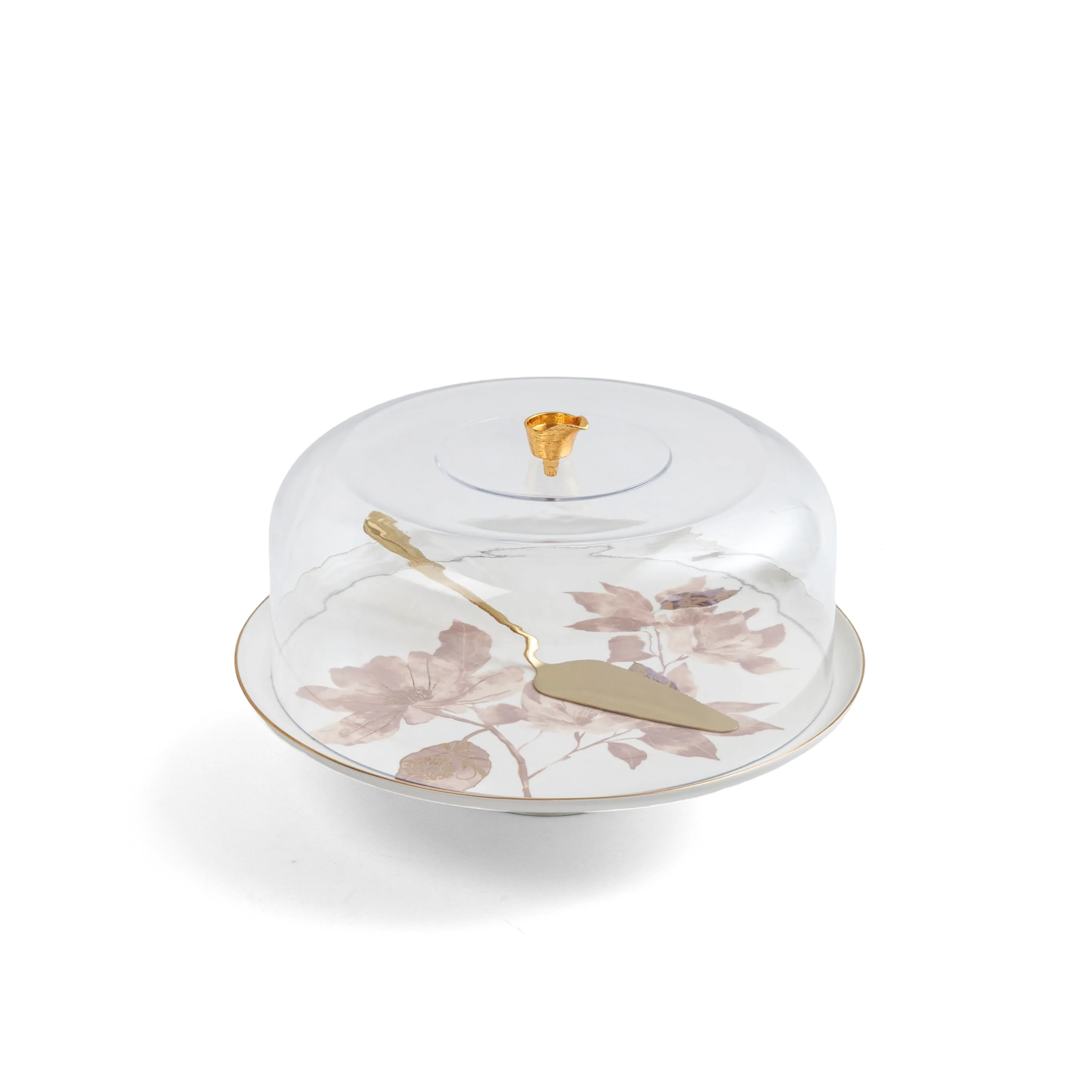 Marisella - Cake Set (9-Pc) - Pink & Gold - Image 2