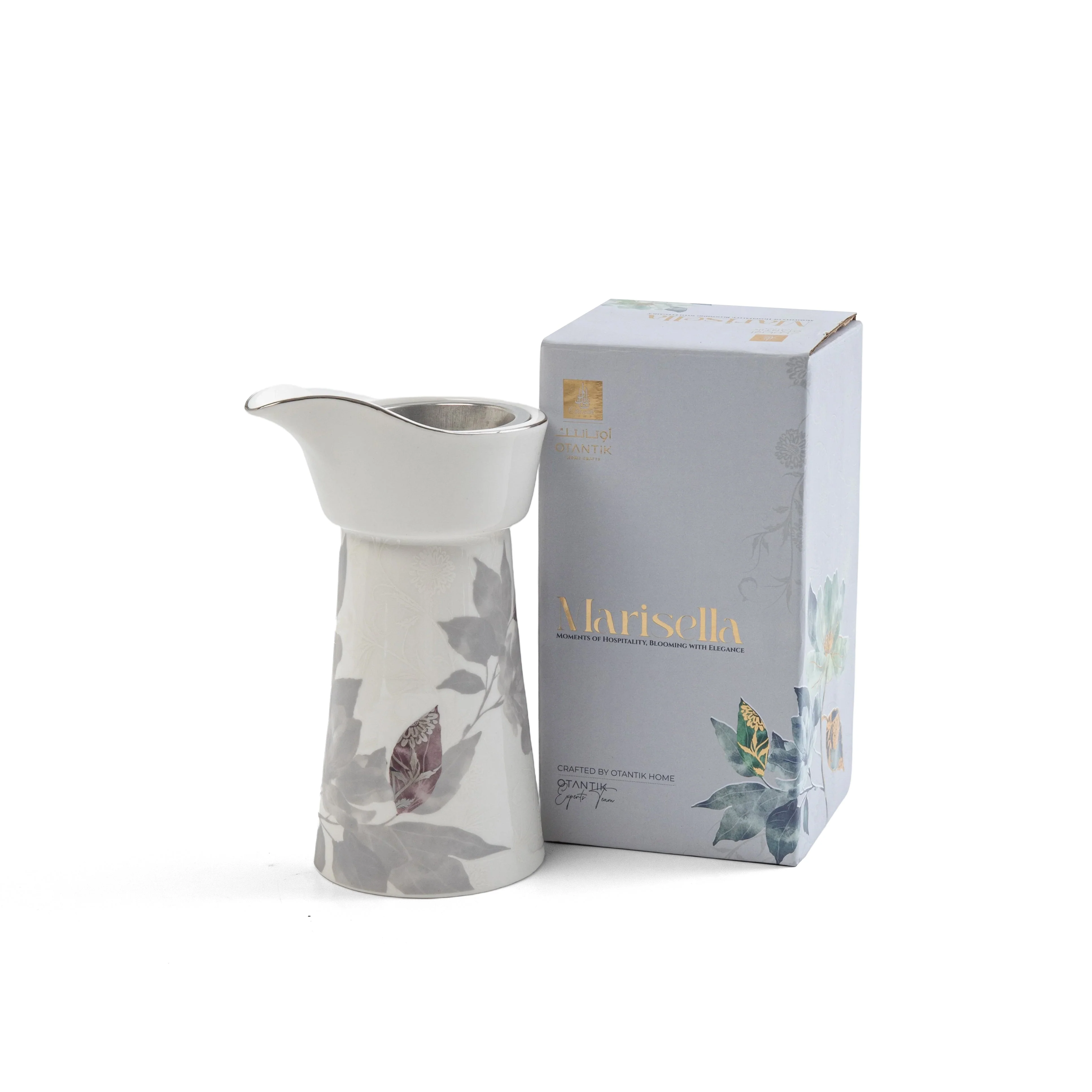 Marisella - Incense Burner - Grey & Silver - Image 3