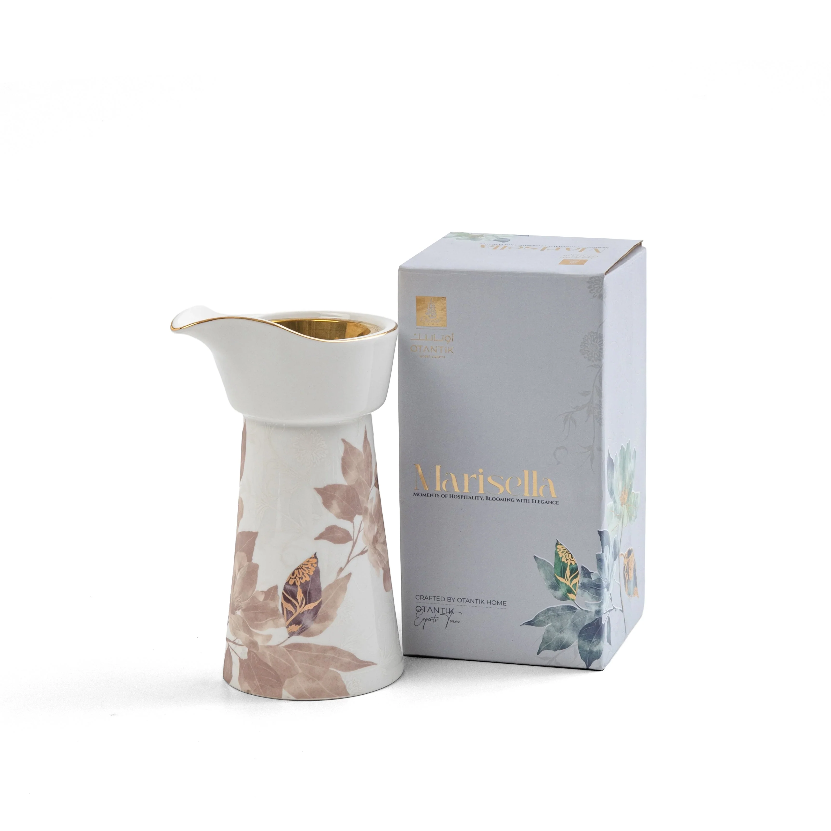 Marisella - Incense Burner - Pink & Gold - Image 3
