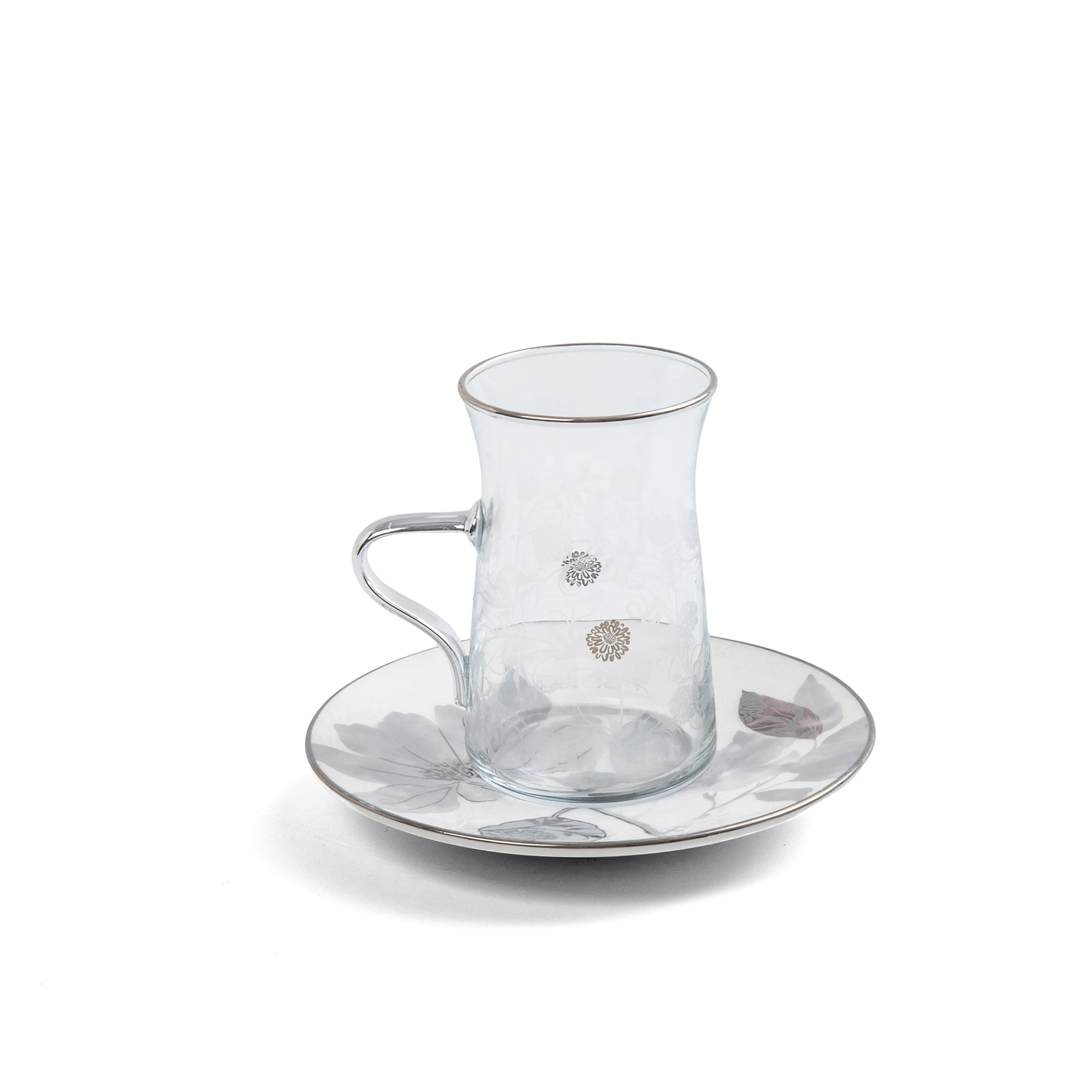 Marisella - Tea Set (19-Pc) - Grey & Silver - Image 4