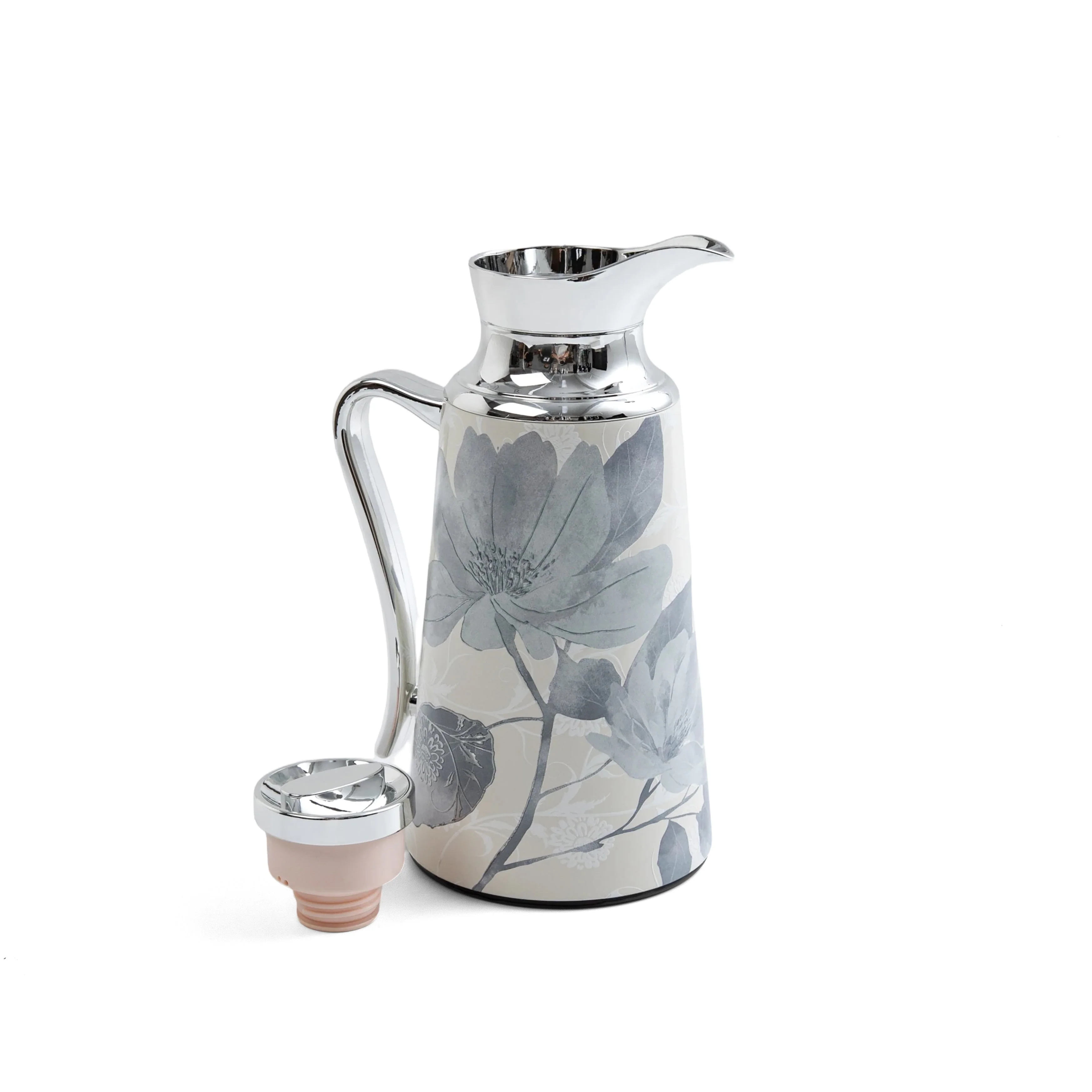 Marisella - Vacuum Flask / Thermos - Grey & Silver - Image 5