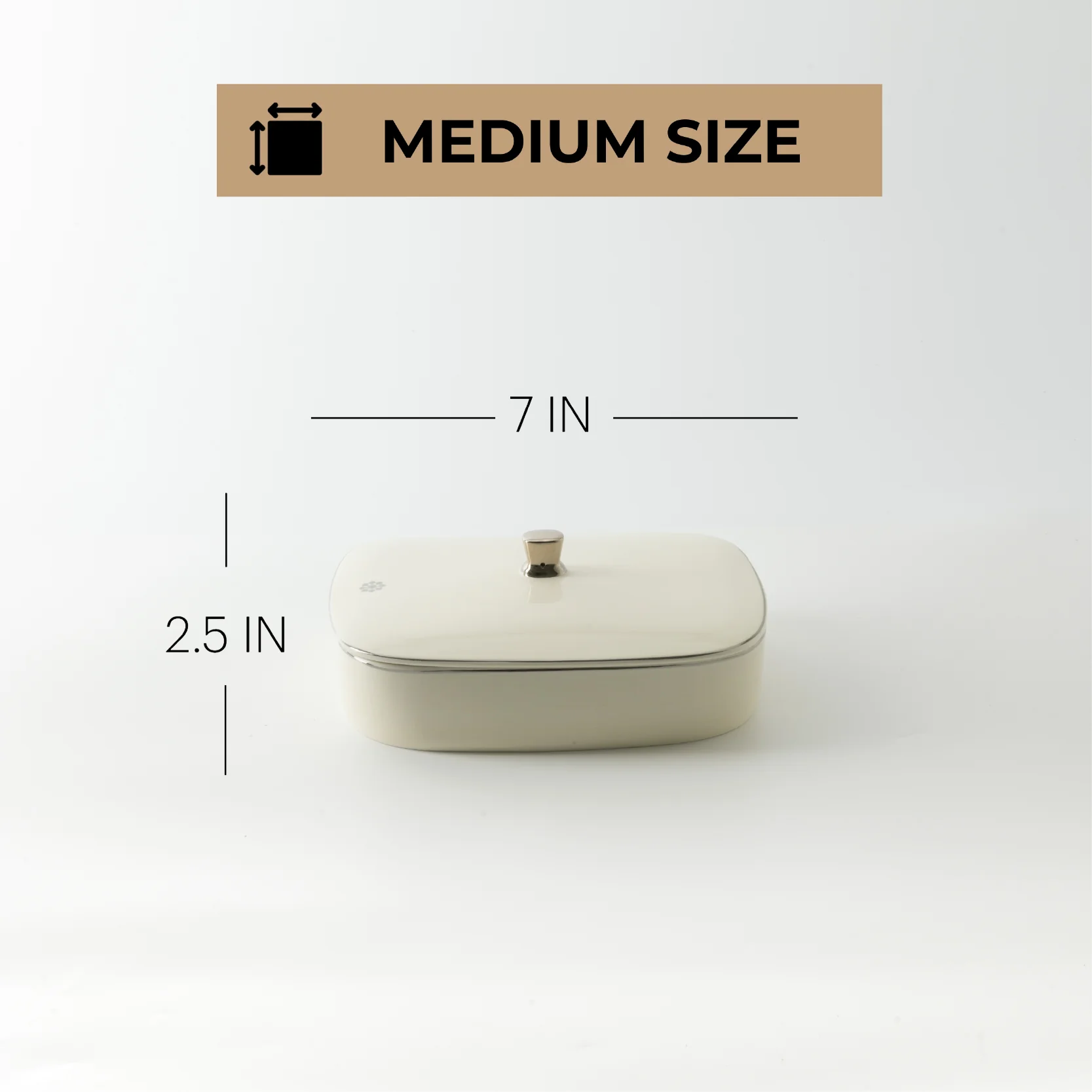 Mirral Canister Duo - White & Silver - Image 3