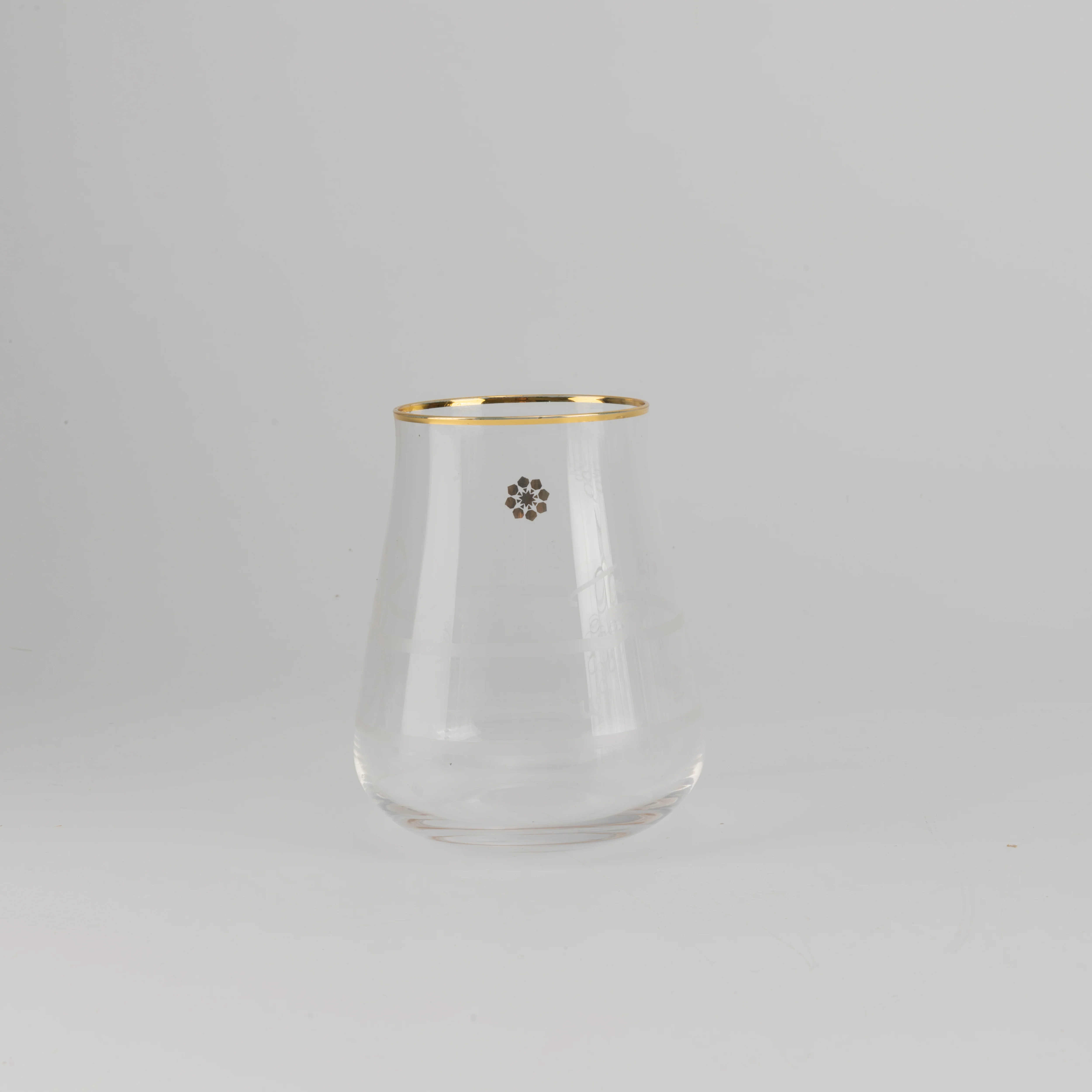 Mirral- Jug with 6 Short glass cups - Gold - Image 3