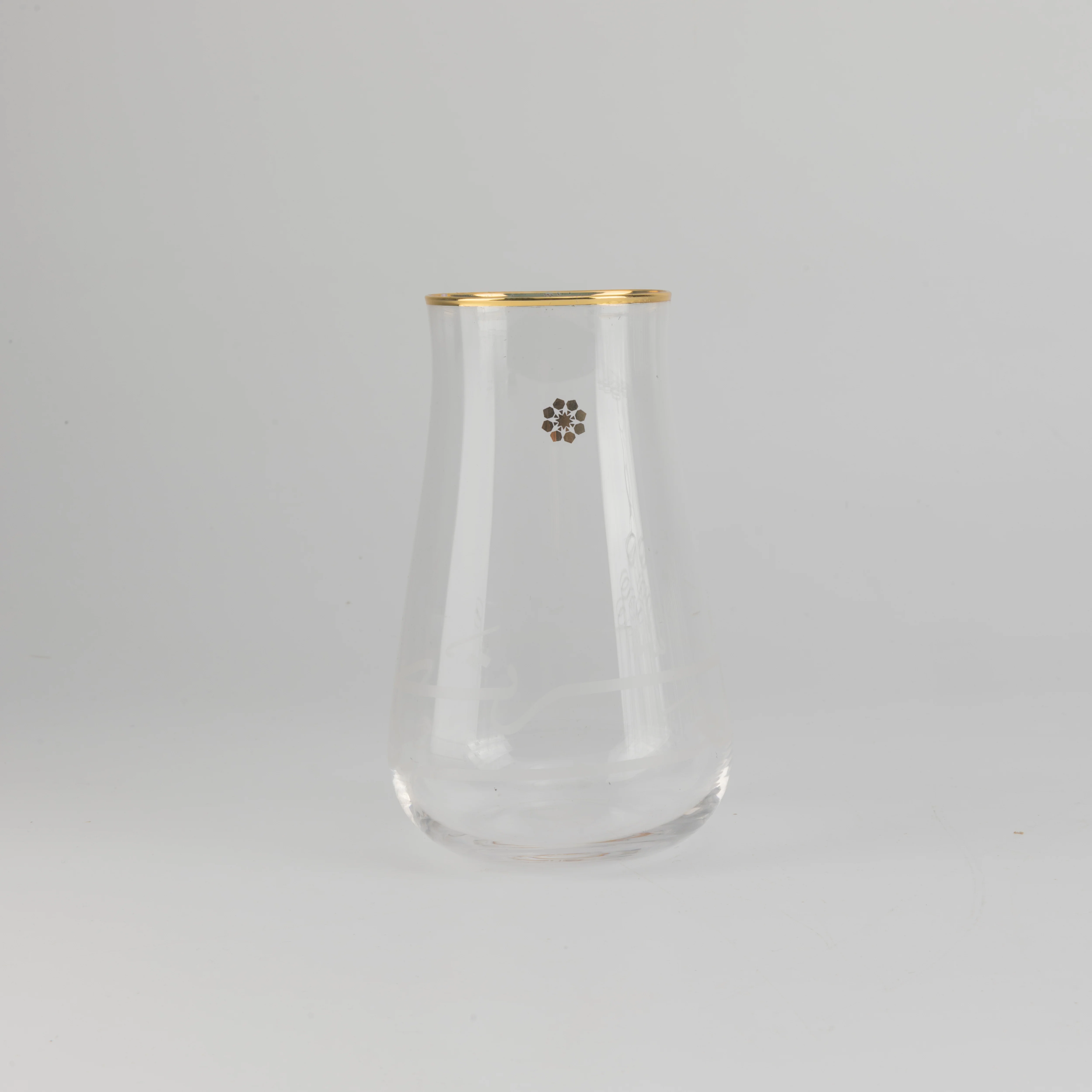 Mirral- Jug with 6 Tall glass cups - Gold - Image 4