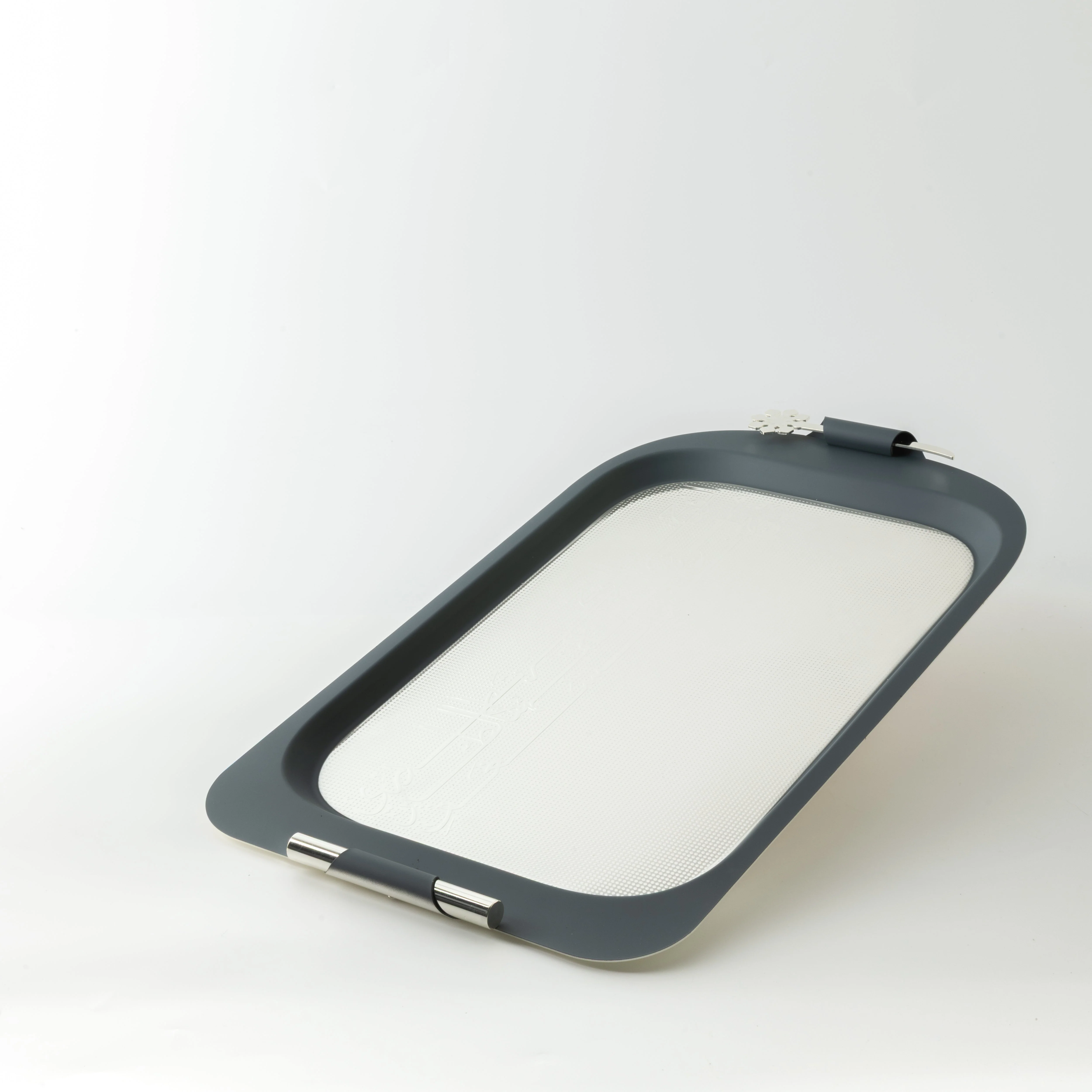 Mirral - Serving Tray - Dark Blue & Silver - Image 3