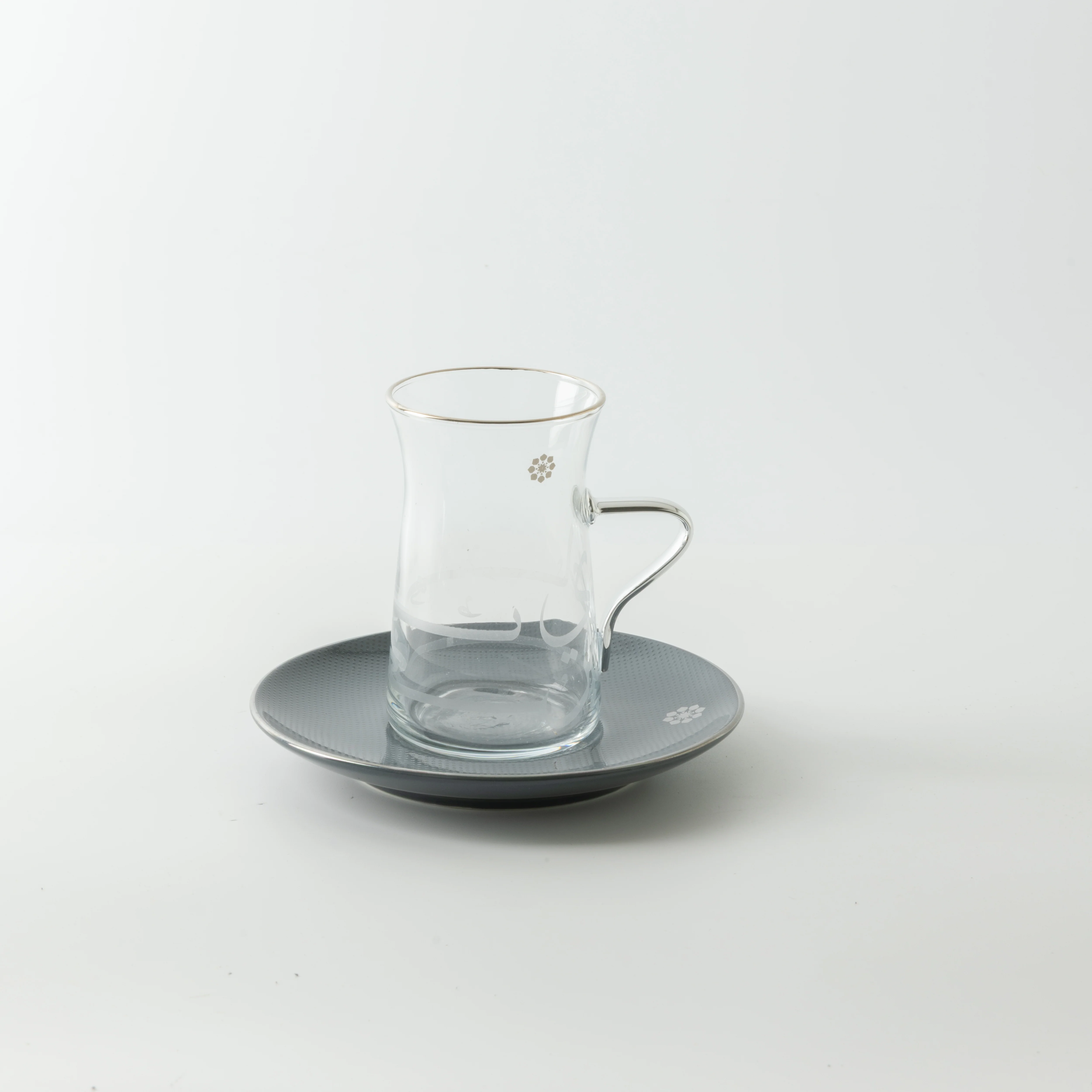 Mirral - Tea Set (19-Pc) - Dark Blue & Silver - Image 7