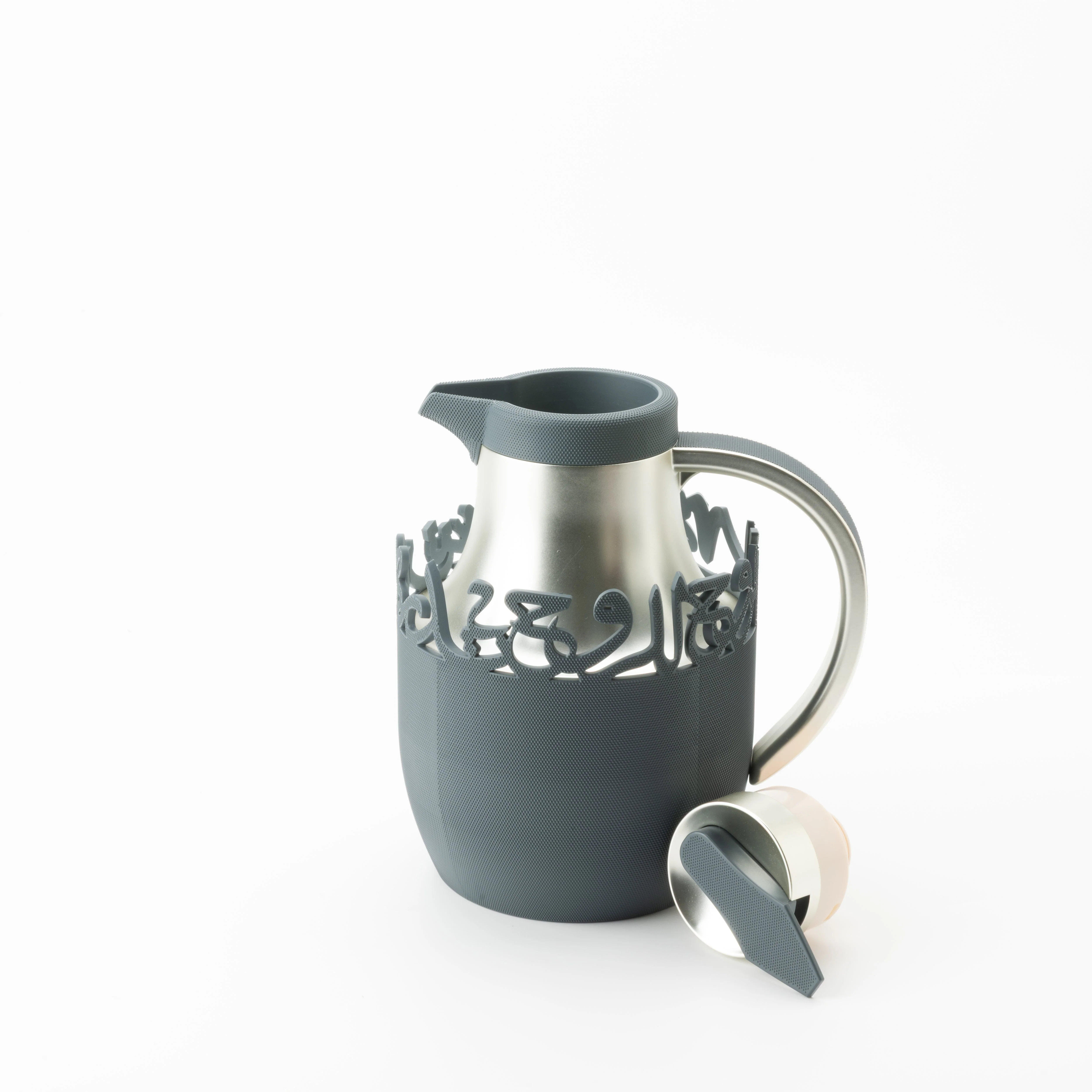 Mirral - Vacuum Flask / Thermos - Dark Blue & Silver - Image 4