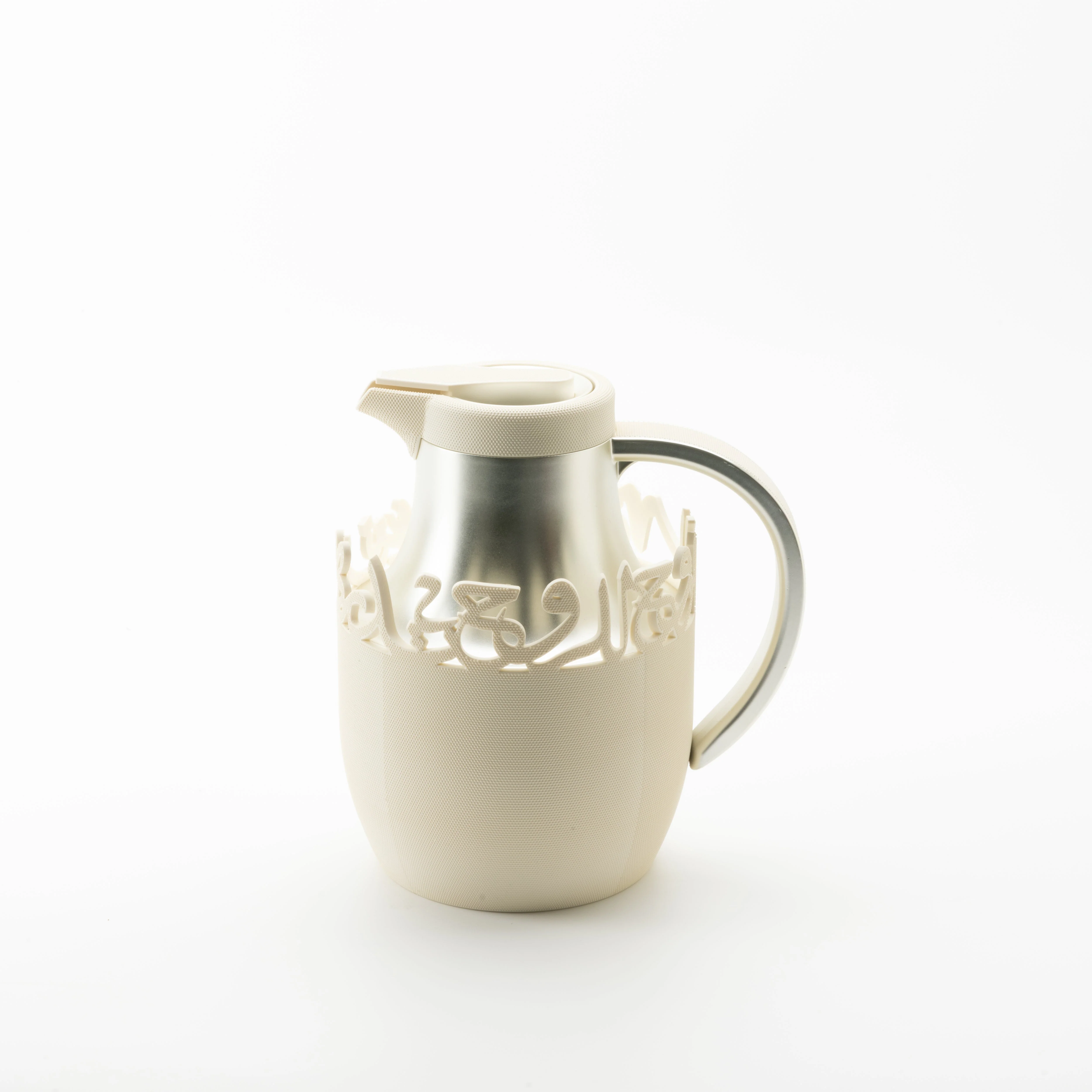 Mirral - Vacuum Flask / Thermos - White & Silver - Image 4