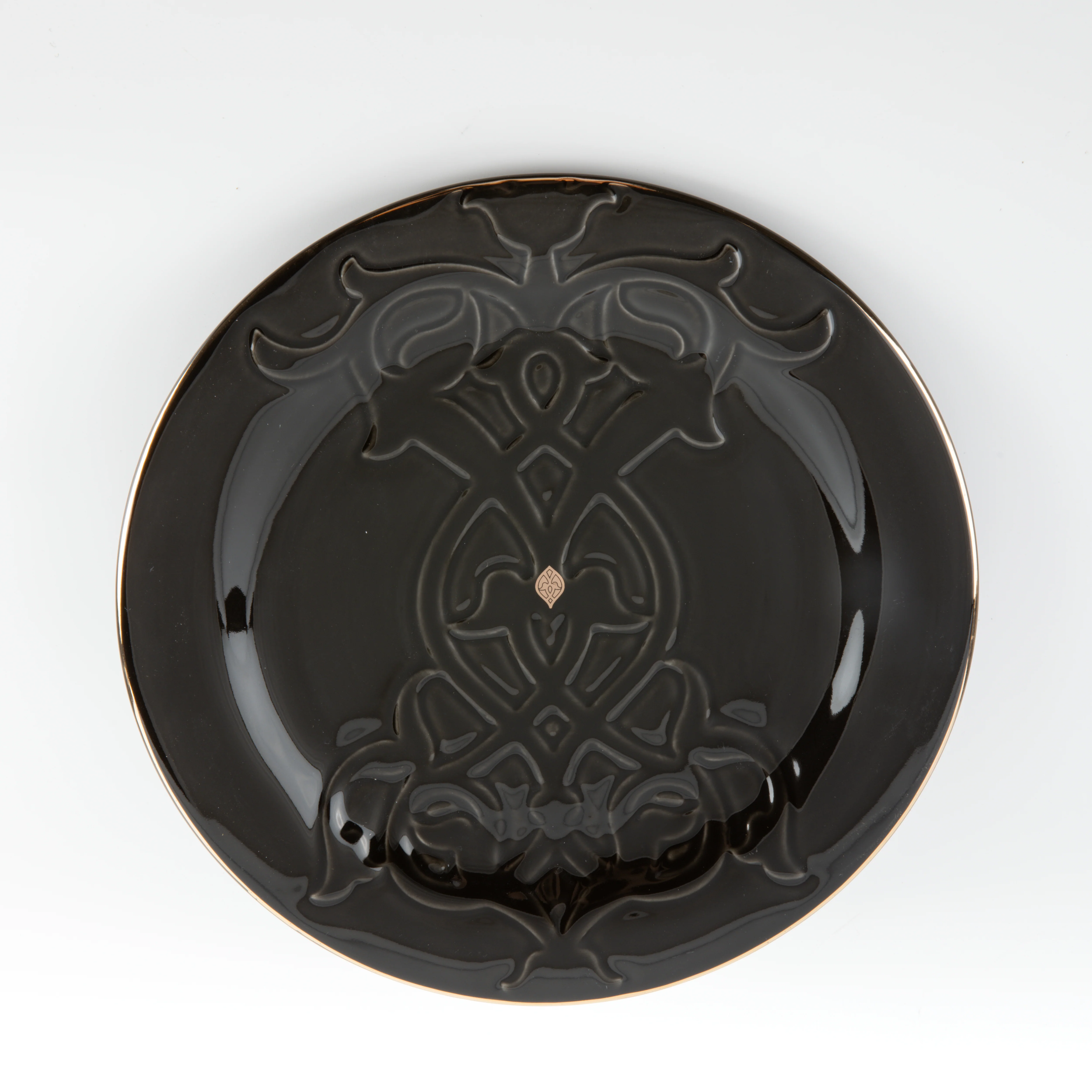 Naqsh -  Dinner Set (18-Pc) - Black & Gold - Image 5