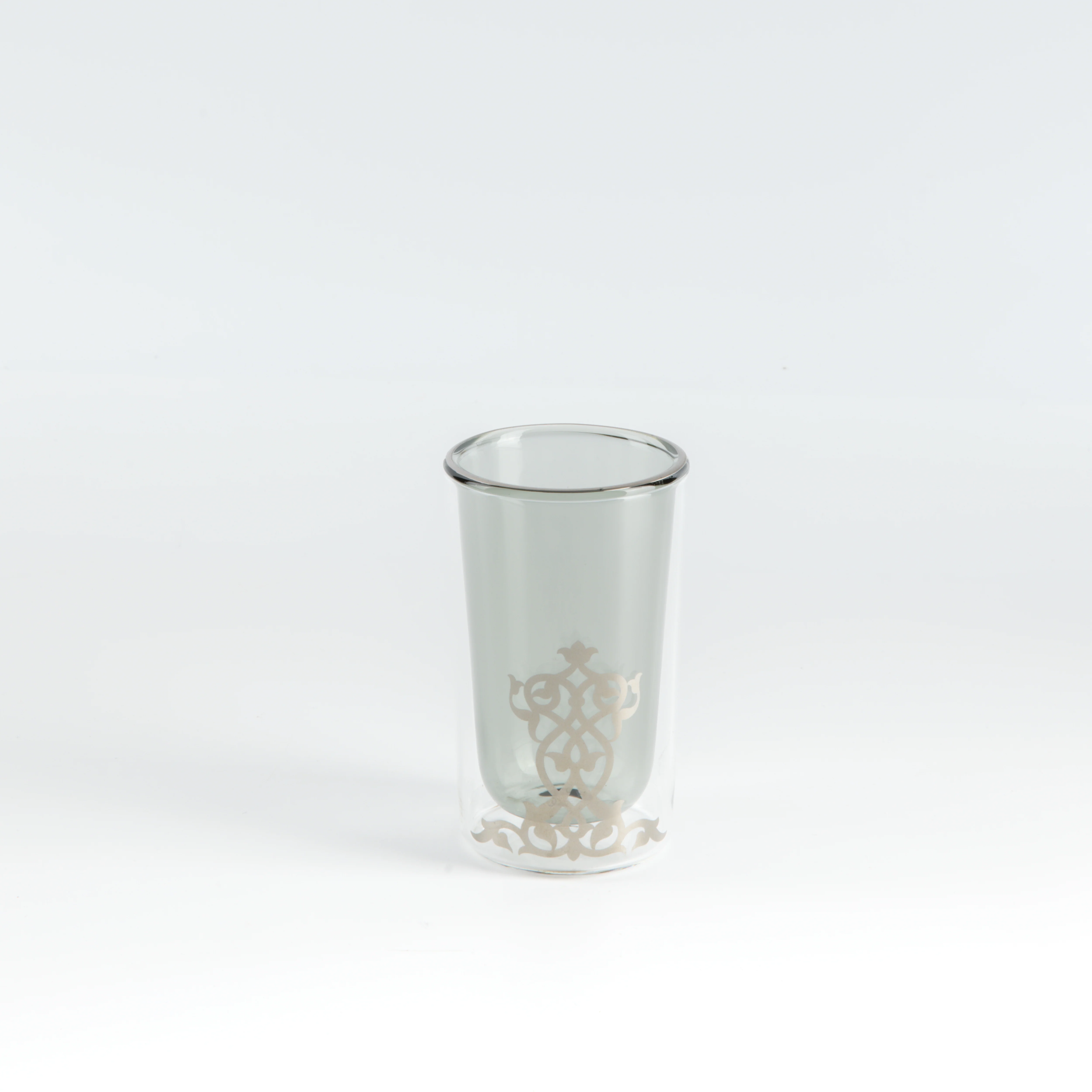 Naqsh - Tea Set (12-Pc) - Grey & Silver - Image 2