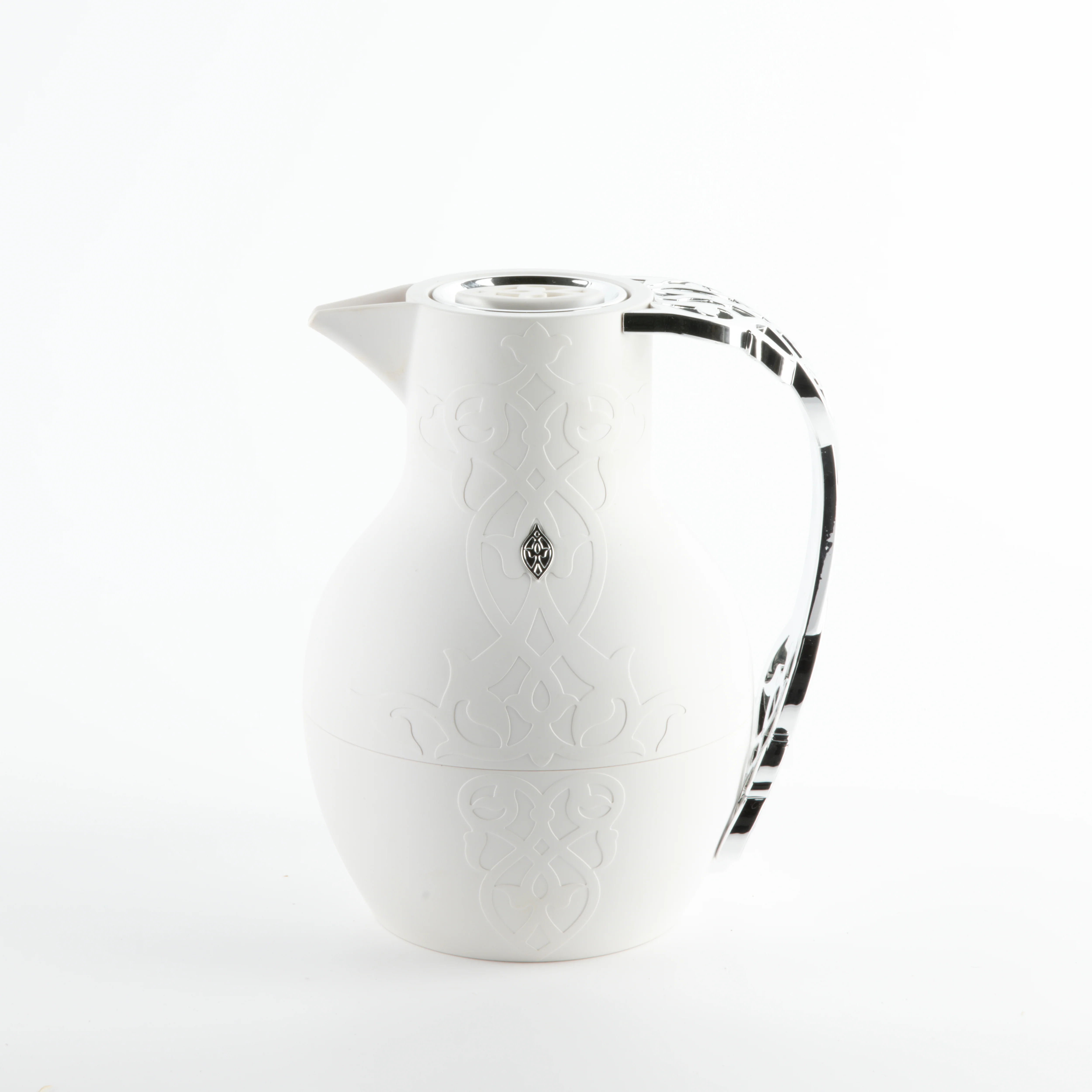 Naqsh - Vacuum Flask / Thermos - White & Silver - Image 5