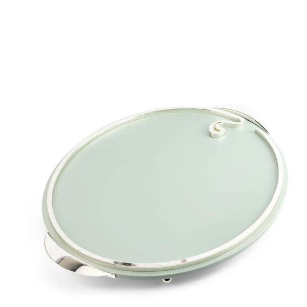 Nour - Serving Tray - Blue & Silver - Image 2