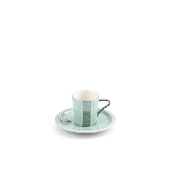 Luxury Noor - Trukish Coffee (12-Pc)- Blue & Silver - Image 4