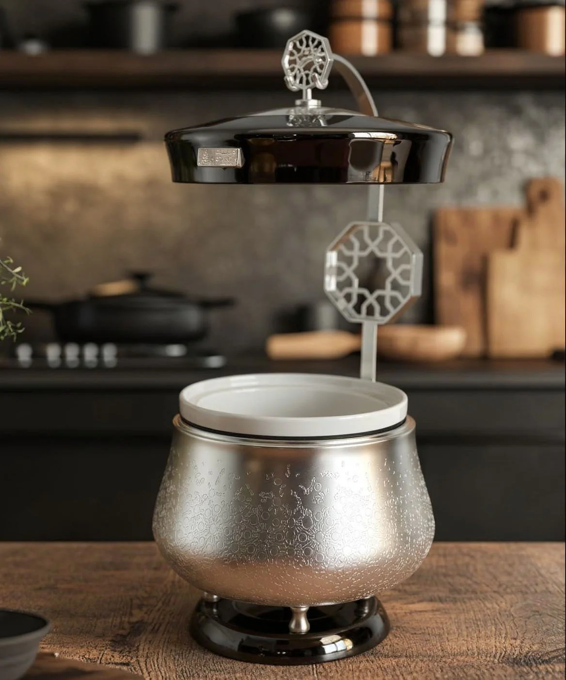 Nourhan -  2.5 Liters Chafer - Silver - Image 2