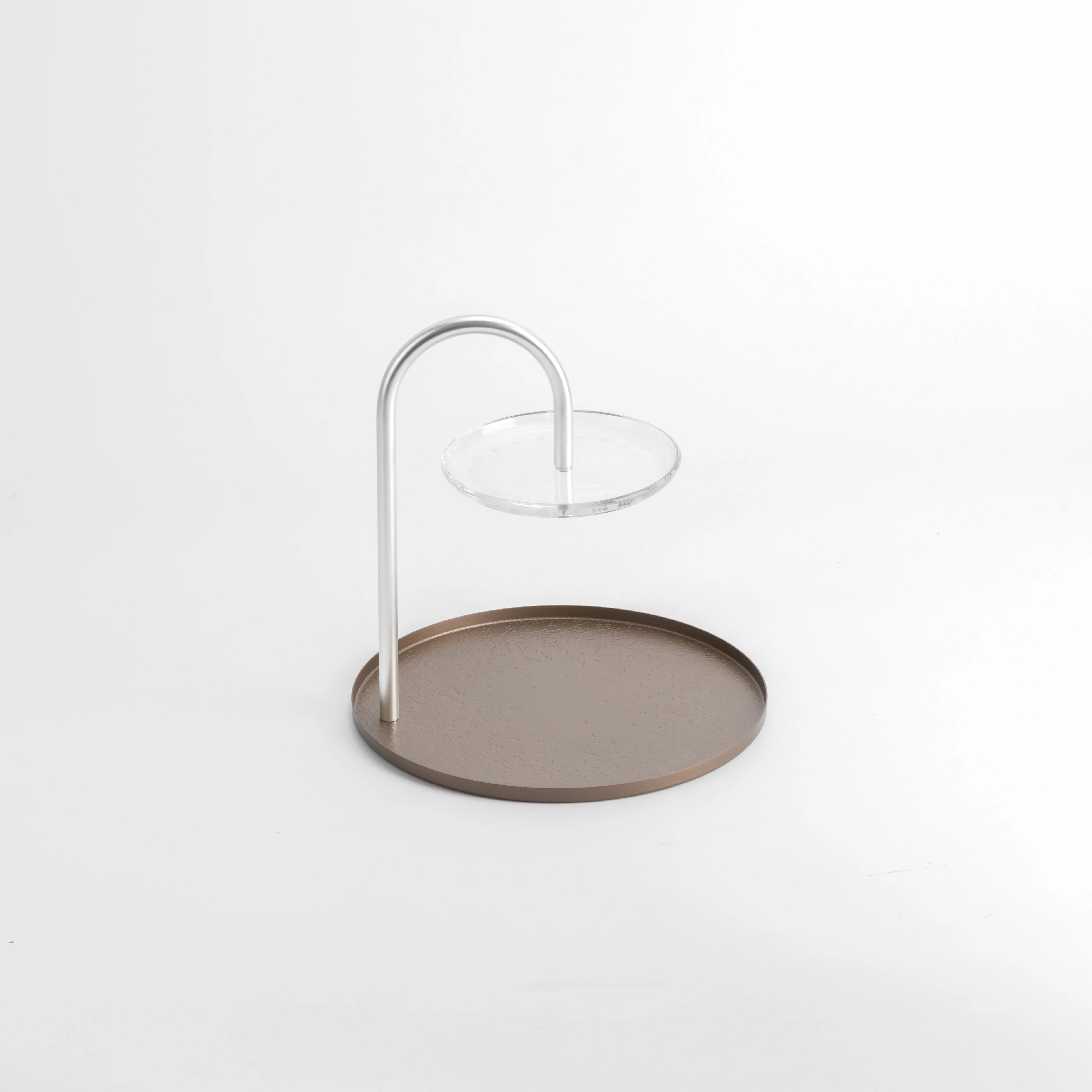 Nourhan - 2 Tier Plate - Bronze & Silver - Image 5