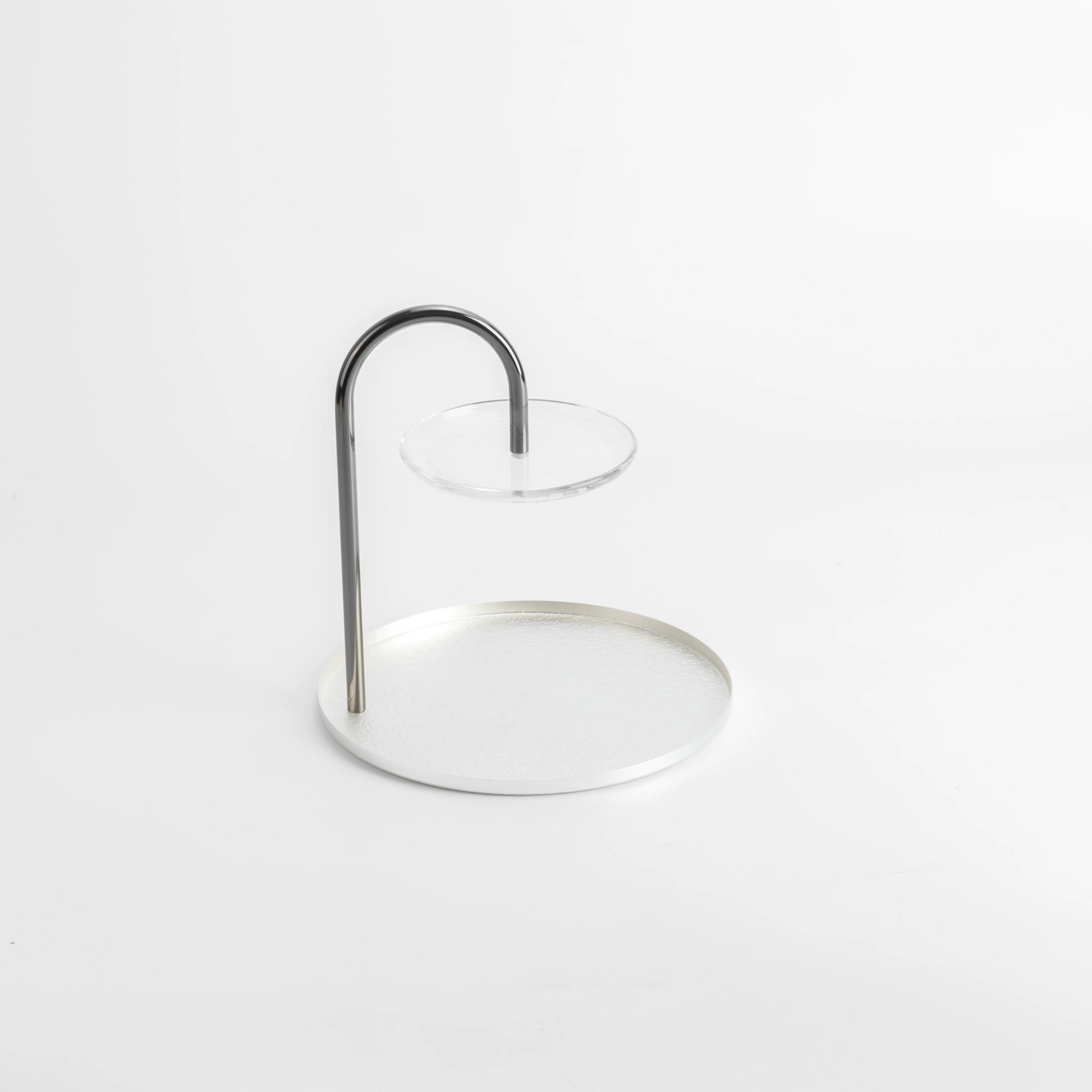 Nourhan - 2 Tier Plate - Silver - Image 4