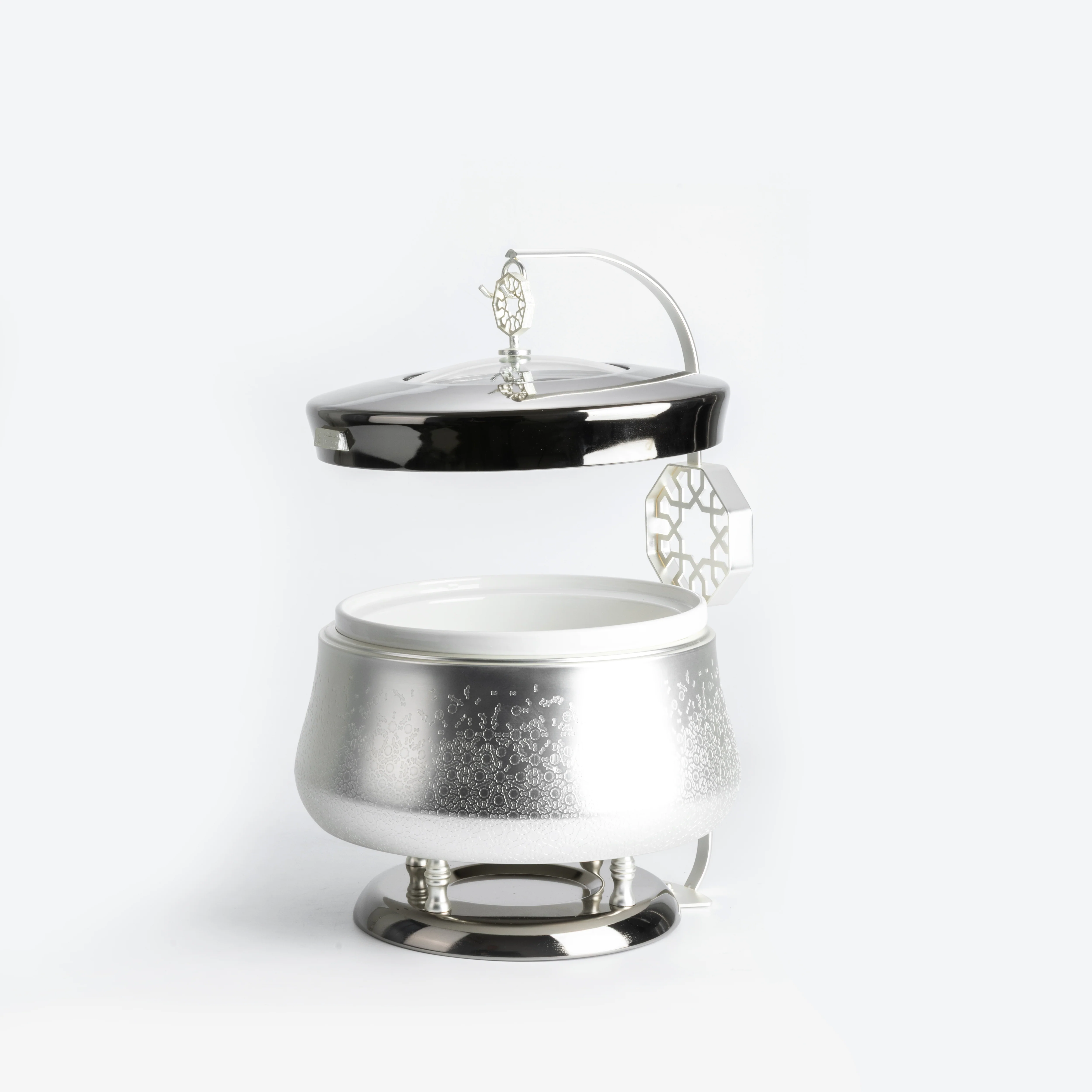 Nourhan -  4 Liters Chafer - Silver - Image 4