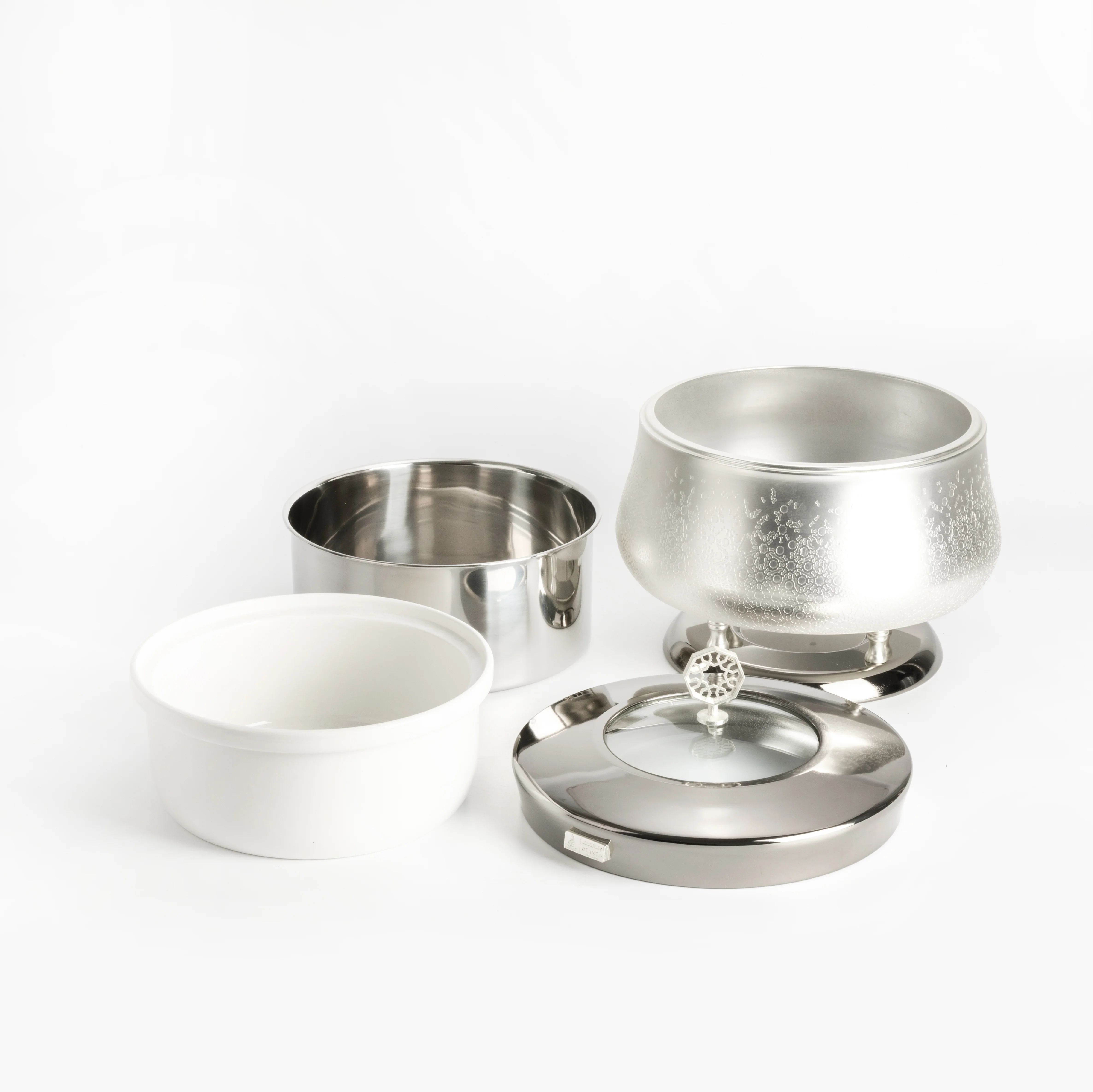 Nourhan -  4 Liters Chafer - Silver - Image 6