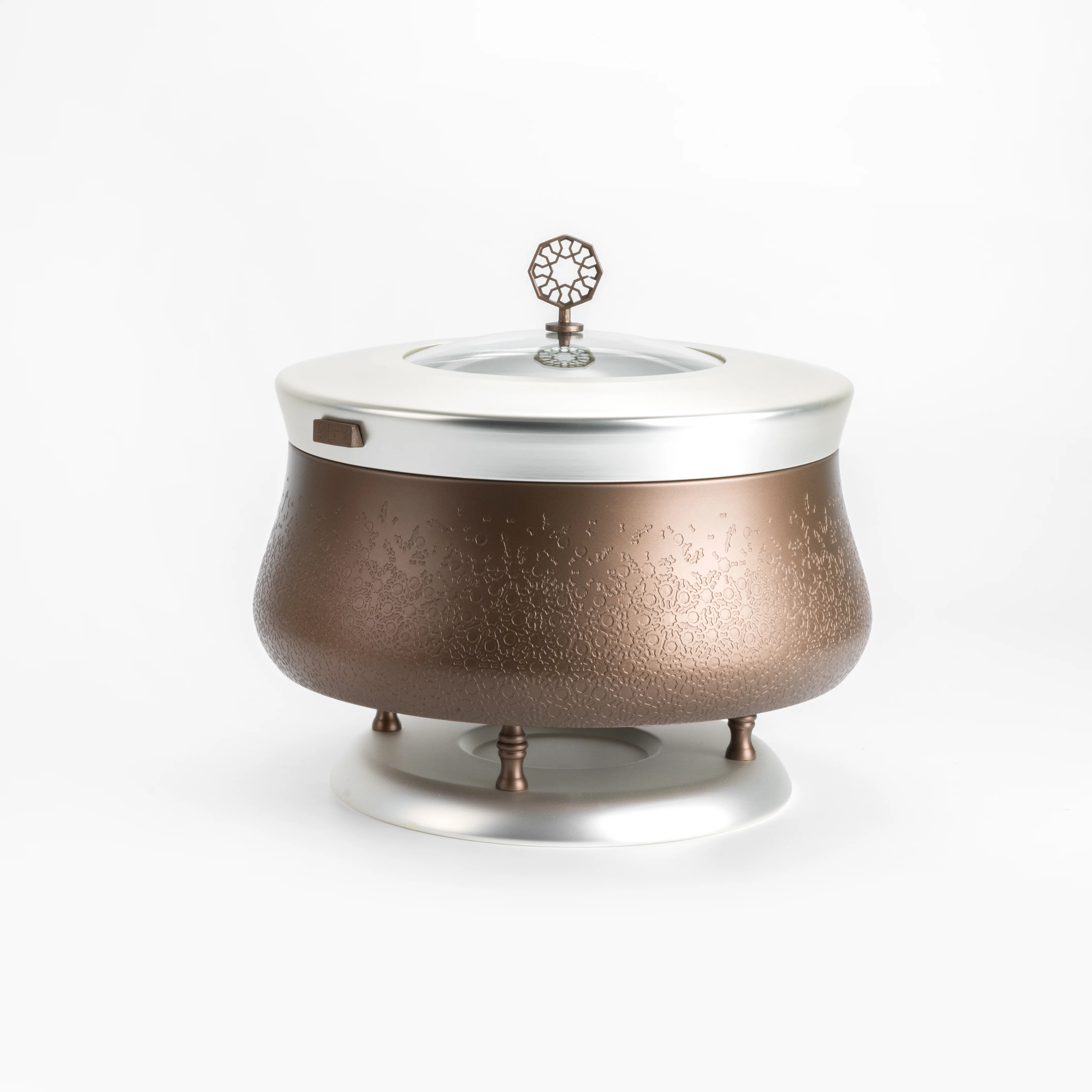 Nourhan -  6 Liters Chafer - Bronze & Silver - Image 6