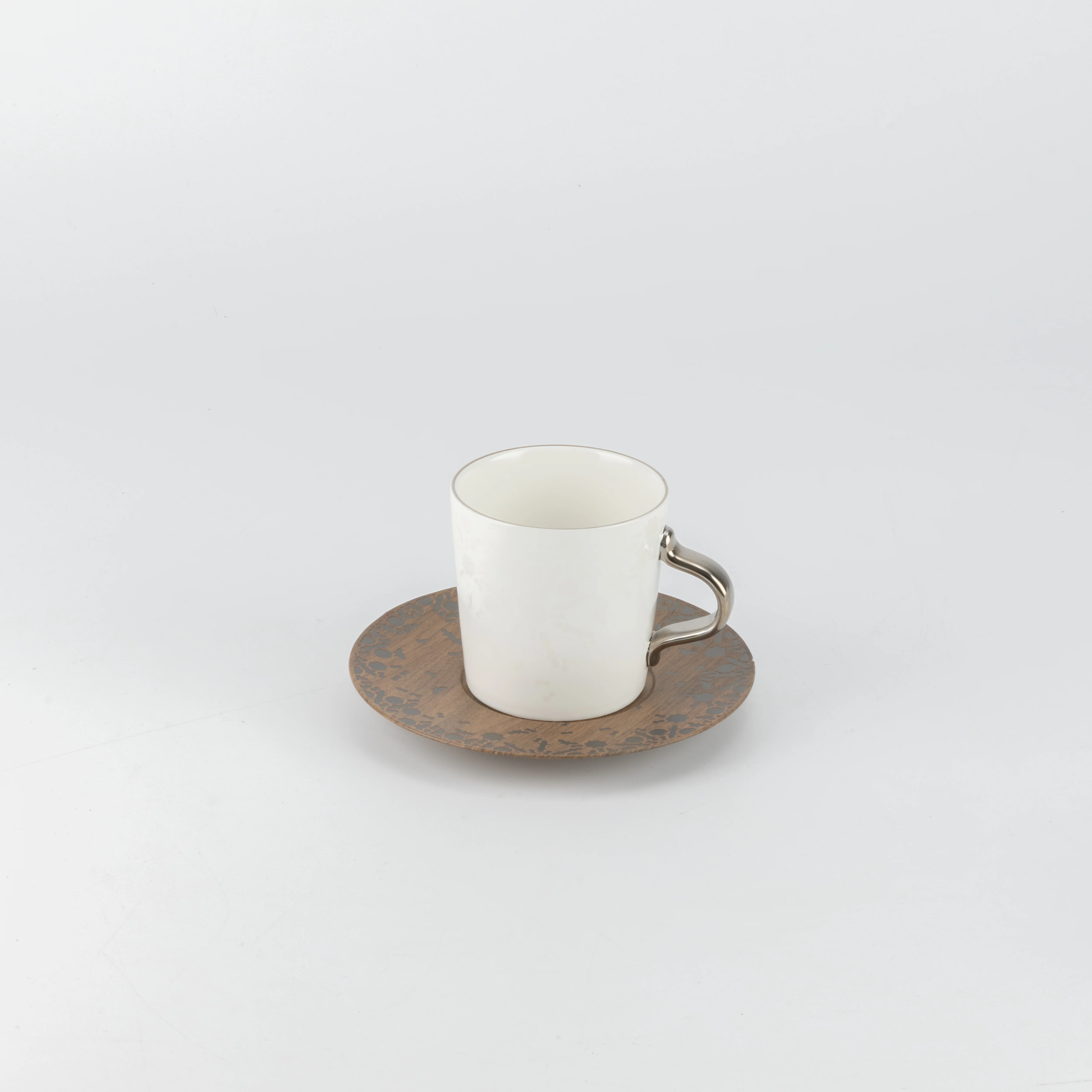 Nourhan - Cappuccino Set (12-Pc) - Black Walnut - Image 5