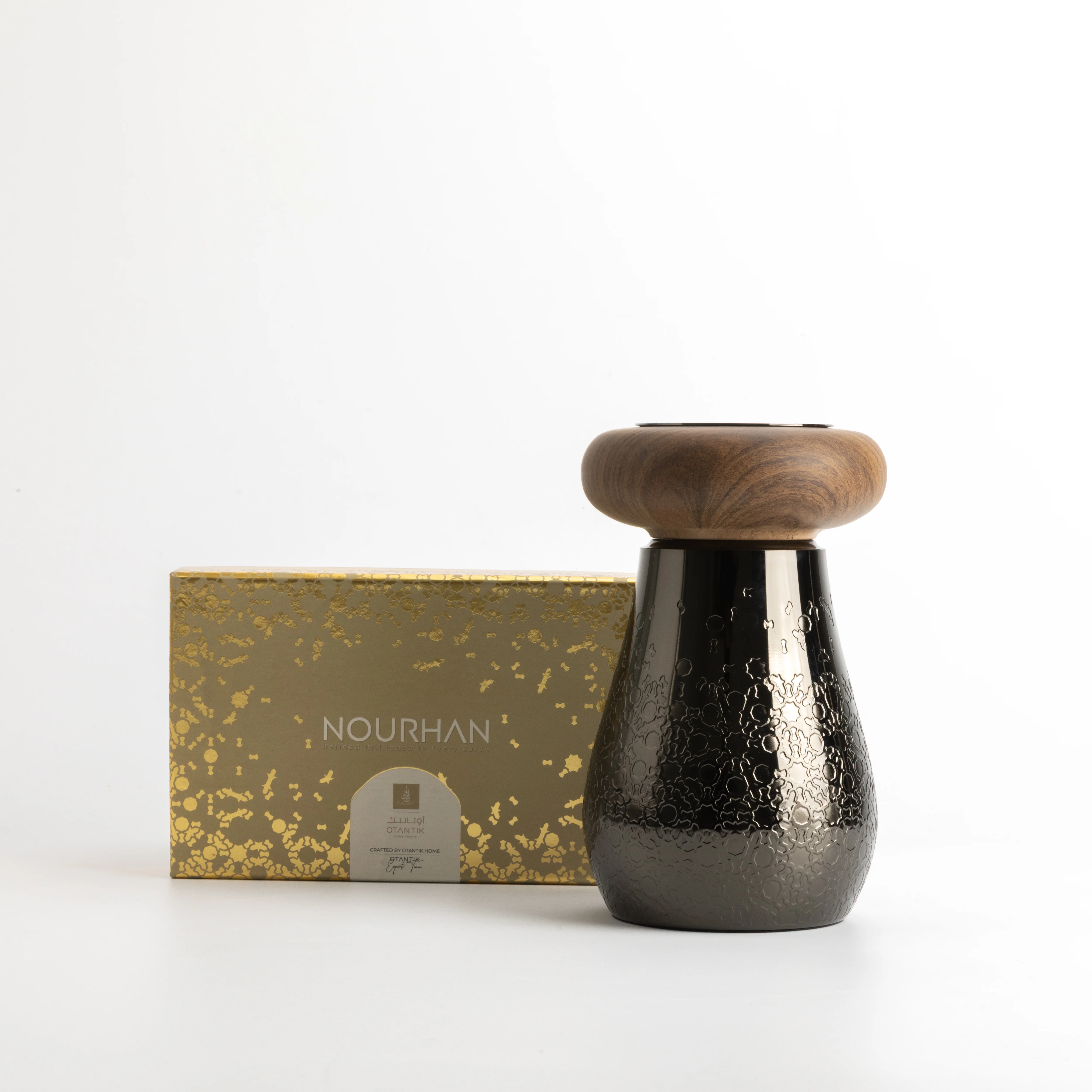 Nourhan - Incense Burner - Black Walnut - Image 6