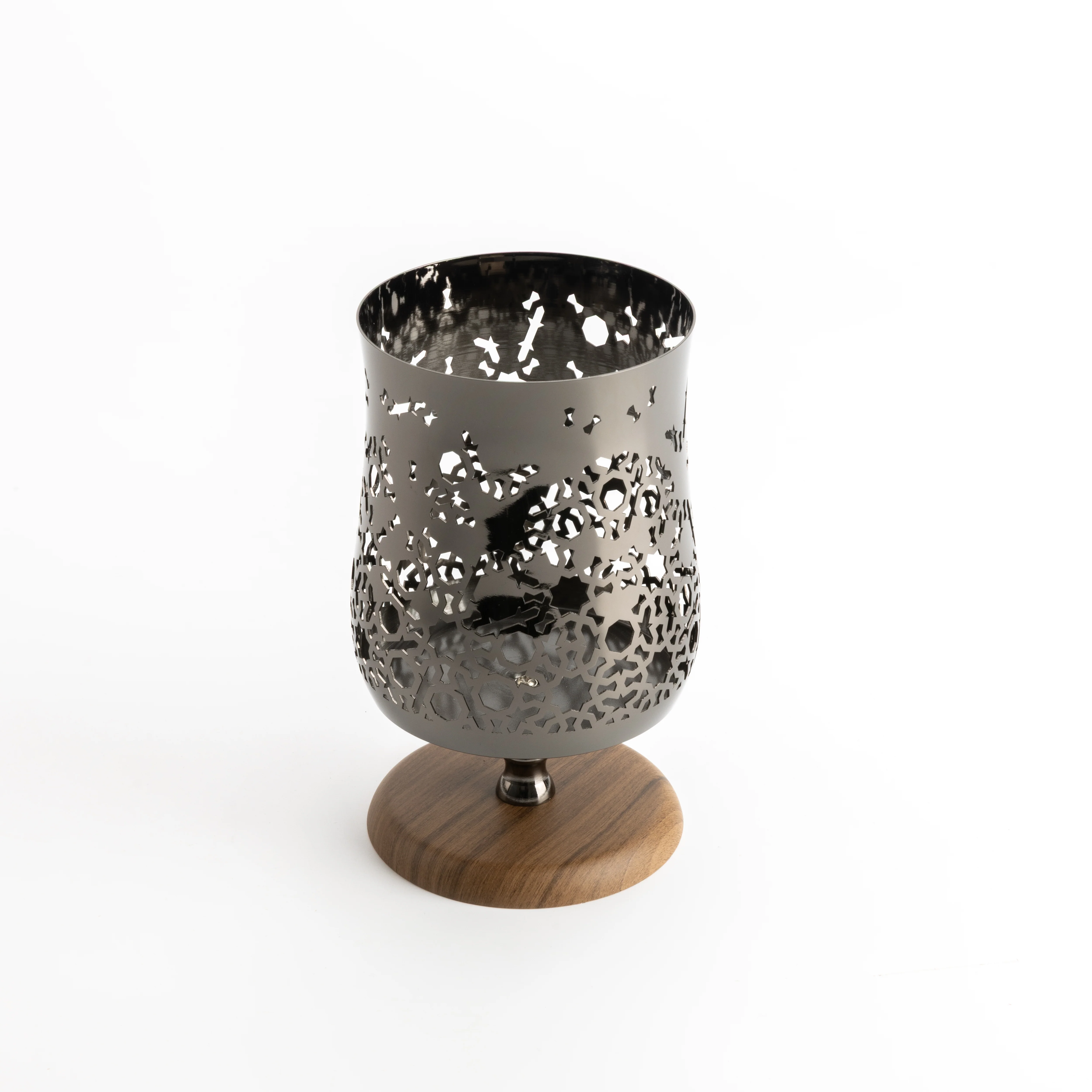 Nourhan - Large Candle Holder - Black Walnut - Image 5