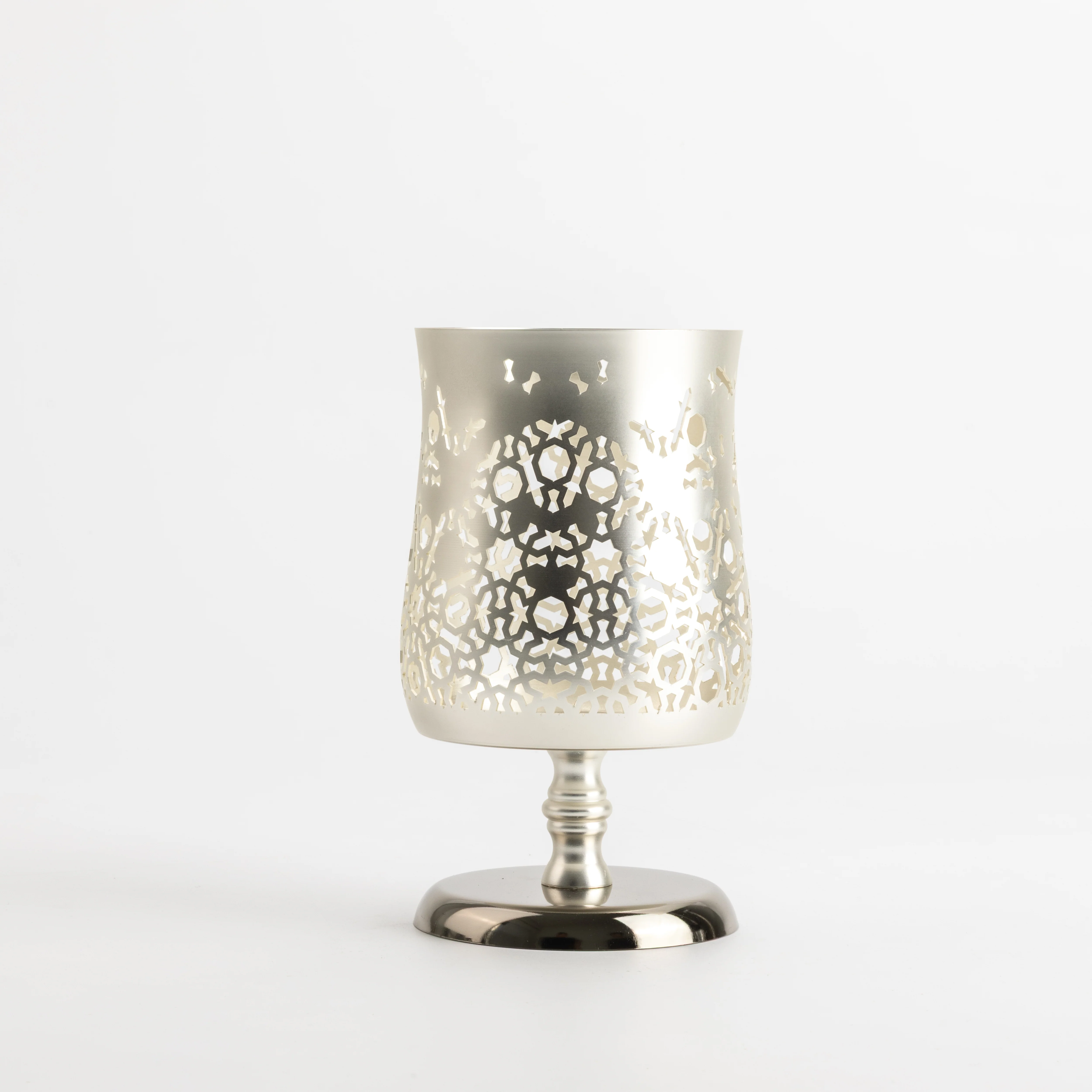 Nourhan - Large Candle Holder - Silver - Image 6