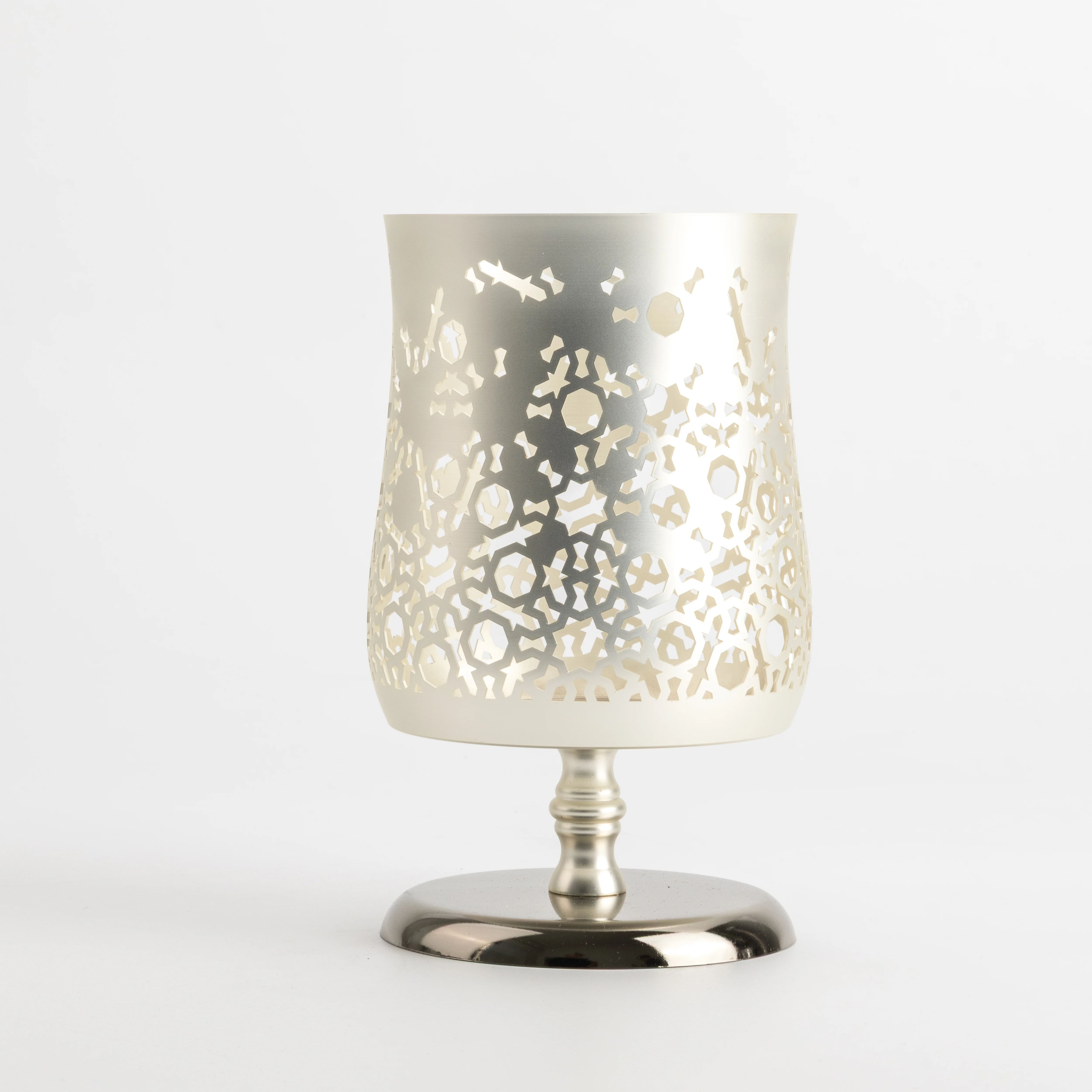 Nourhan - Large Candle Holder - Silver - Image 7