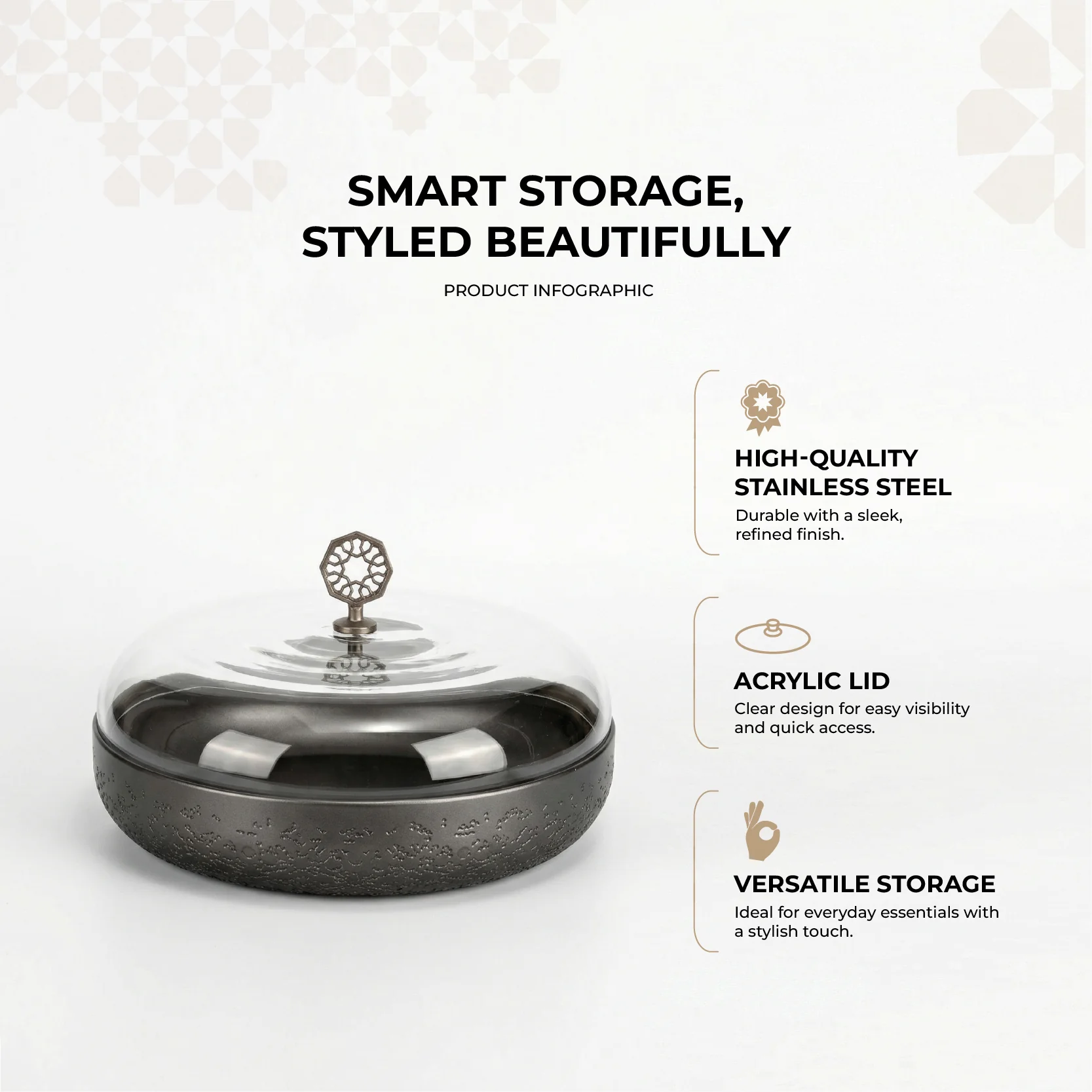 Nourhan - Large Canister - Black Walnut - Image 3